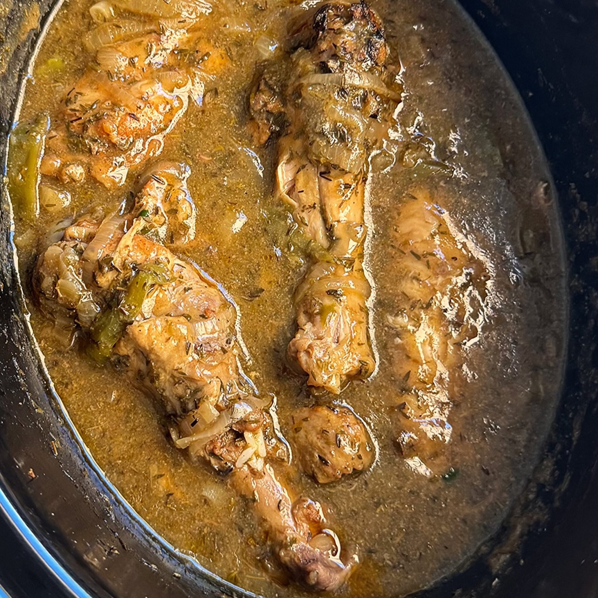 Smothered Turkey Wings