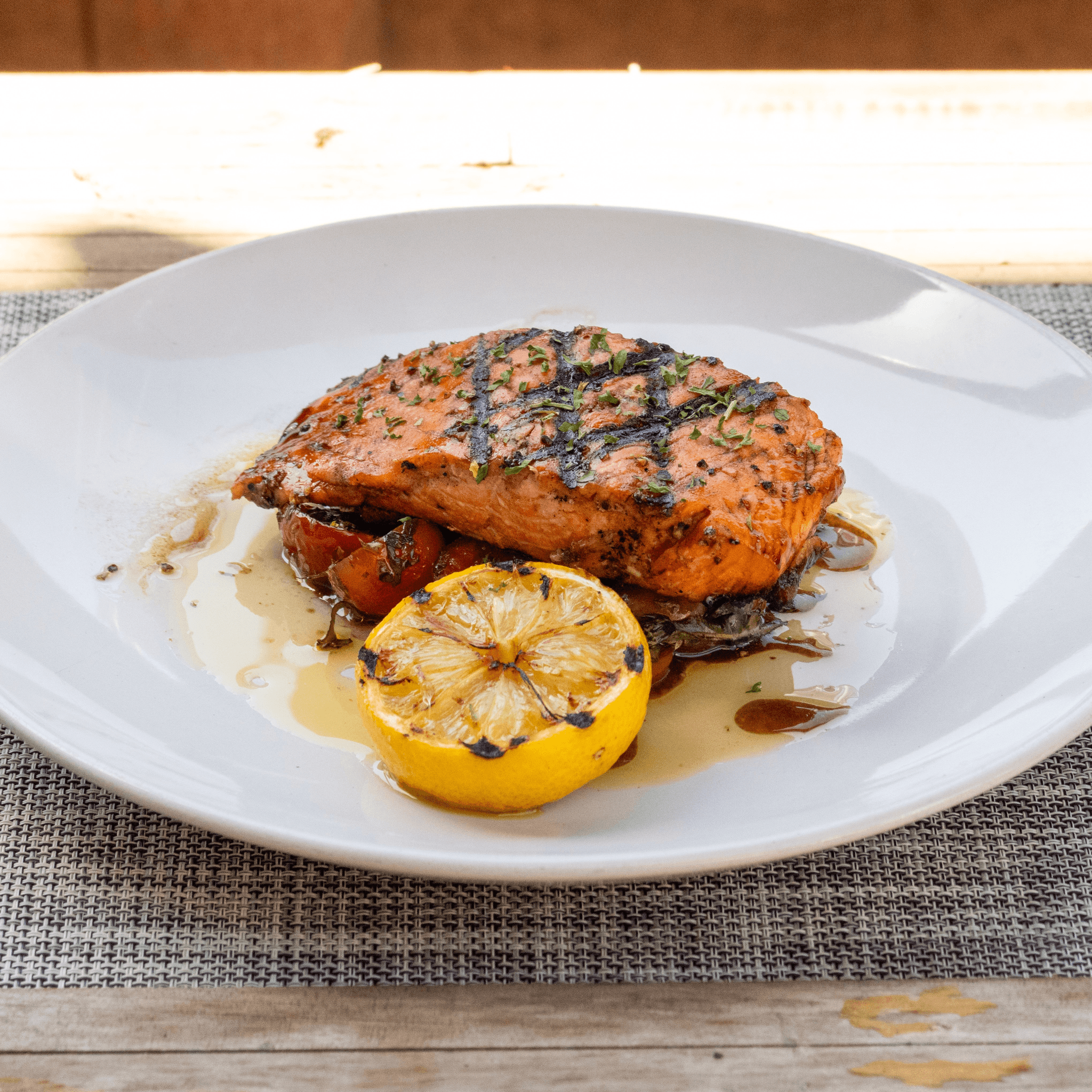Grilled Balsamic Salmon