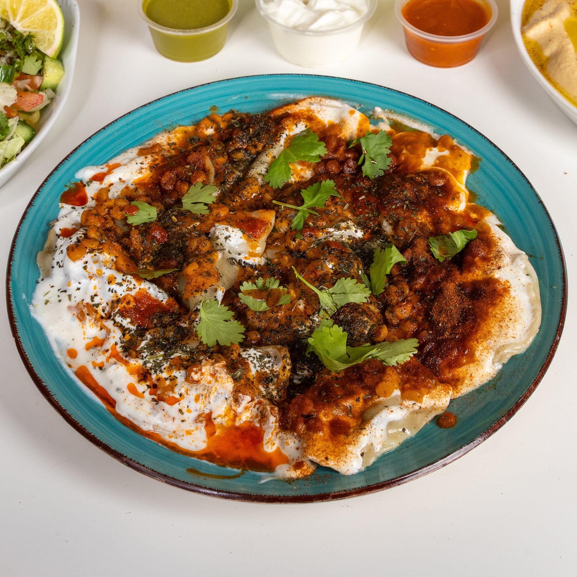 Ashak ( steamed dumplings )