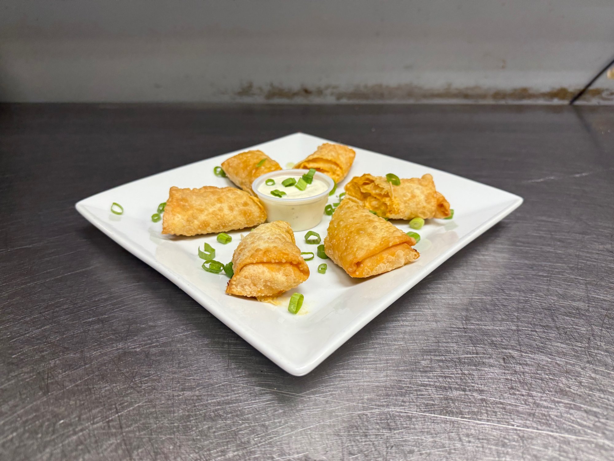 Buffalo Chicken Egg Rolls