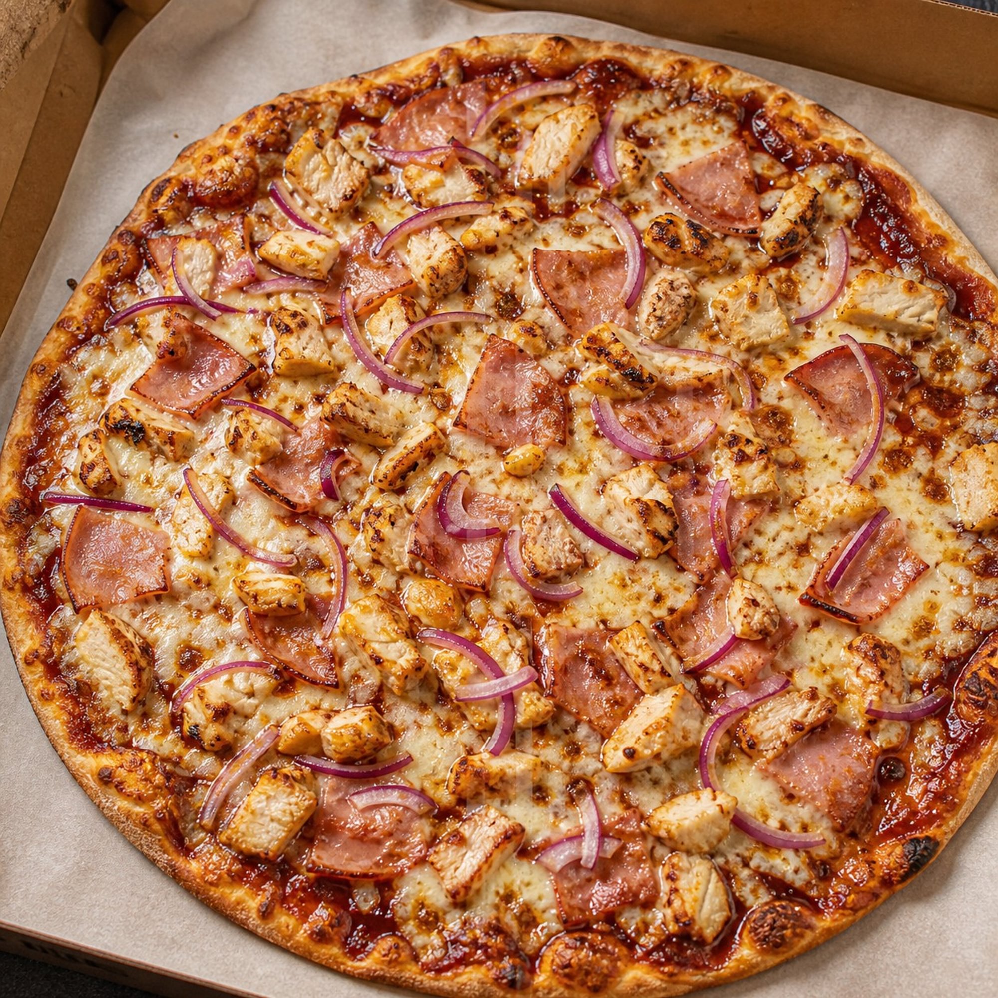 BBQ Chicken Bacon Pizza