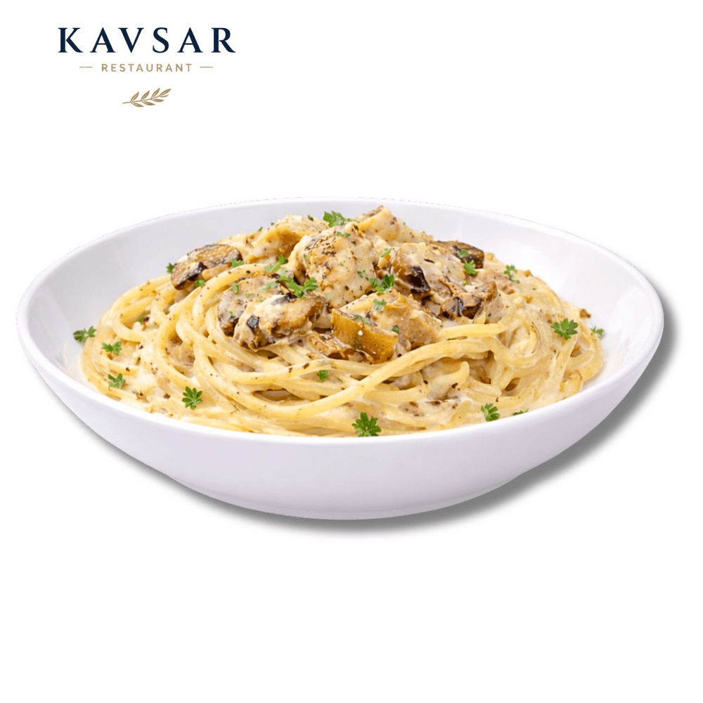 Creamy Chicken & Mushroom Pasta