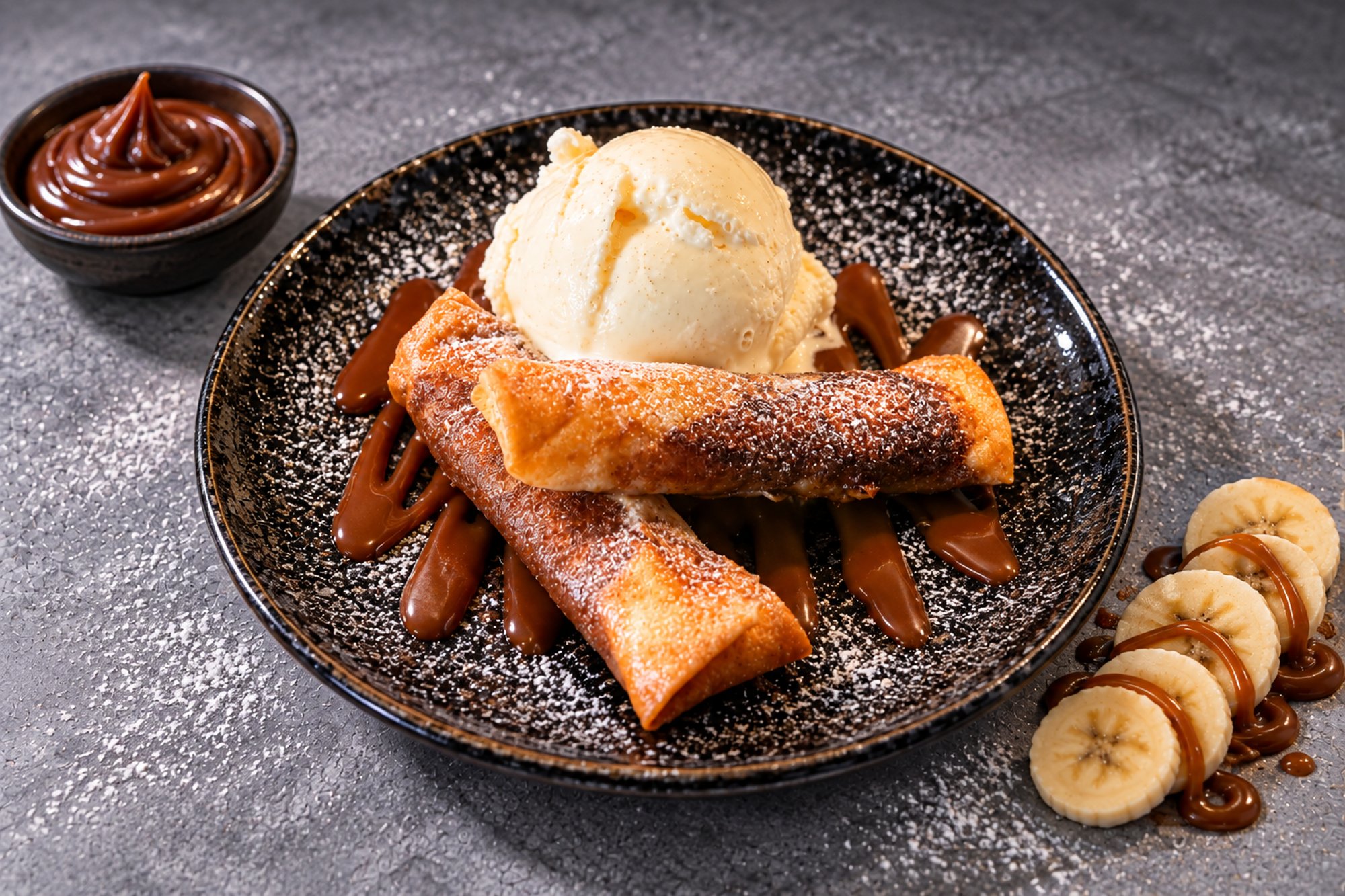 Dulce de Leche & Banana Roll