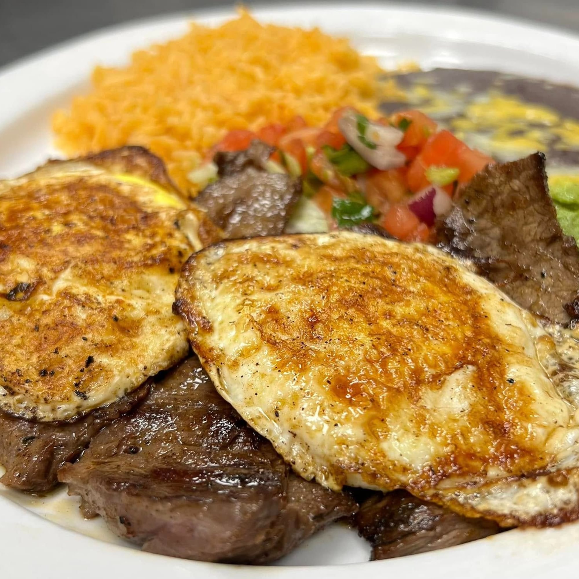 3. Lunch Steak & Eggs
