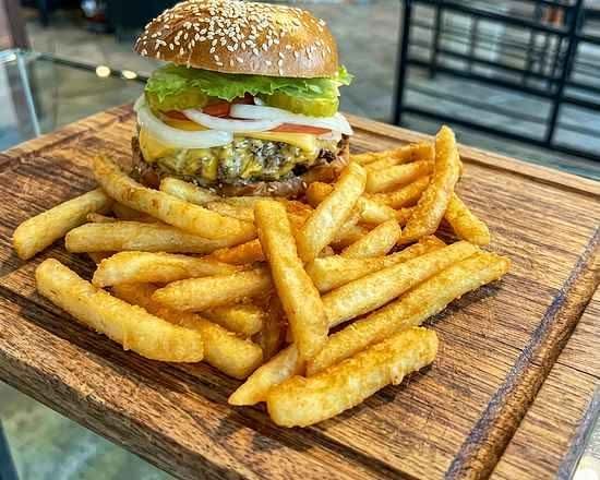Cheese Burger with Fries