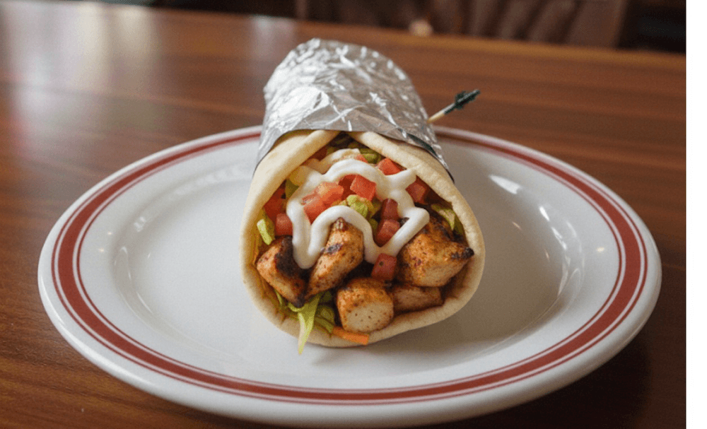 Grilled Chicken Pita