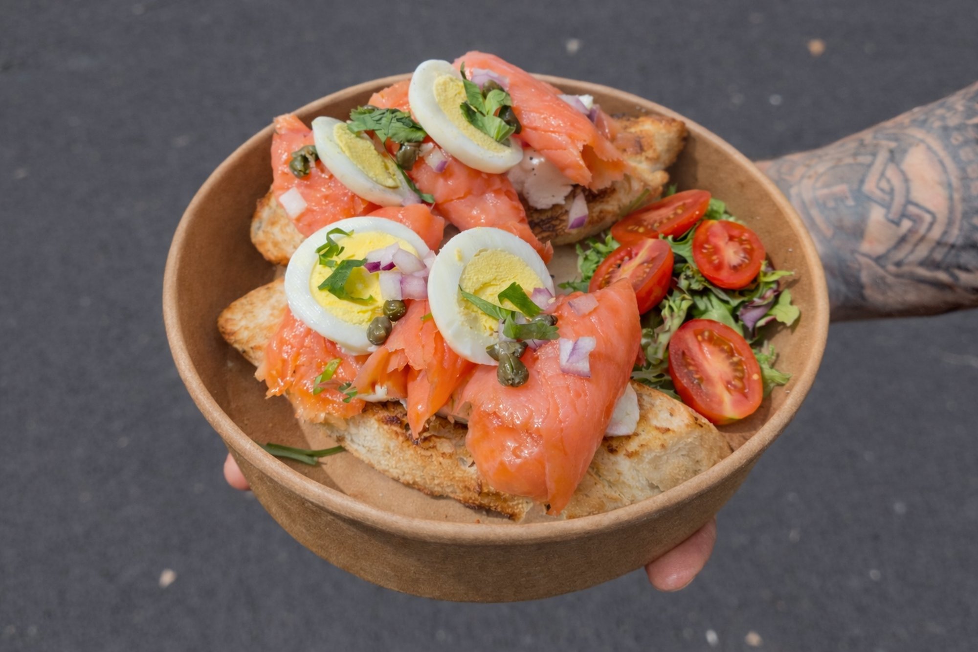 Tostada Omega Vital