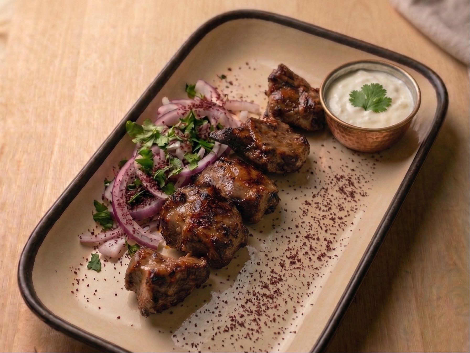 Lamb kebab 1 skwr.