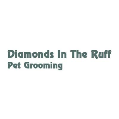 Diamonds In The Ruff Pet Grooming Logo
