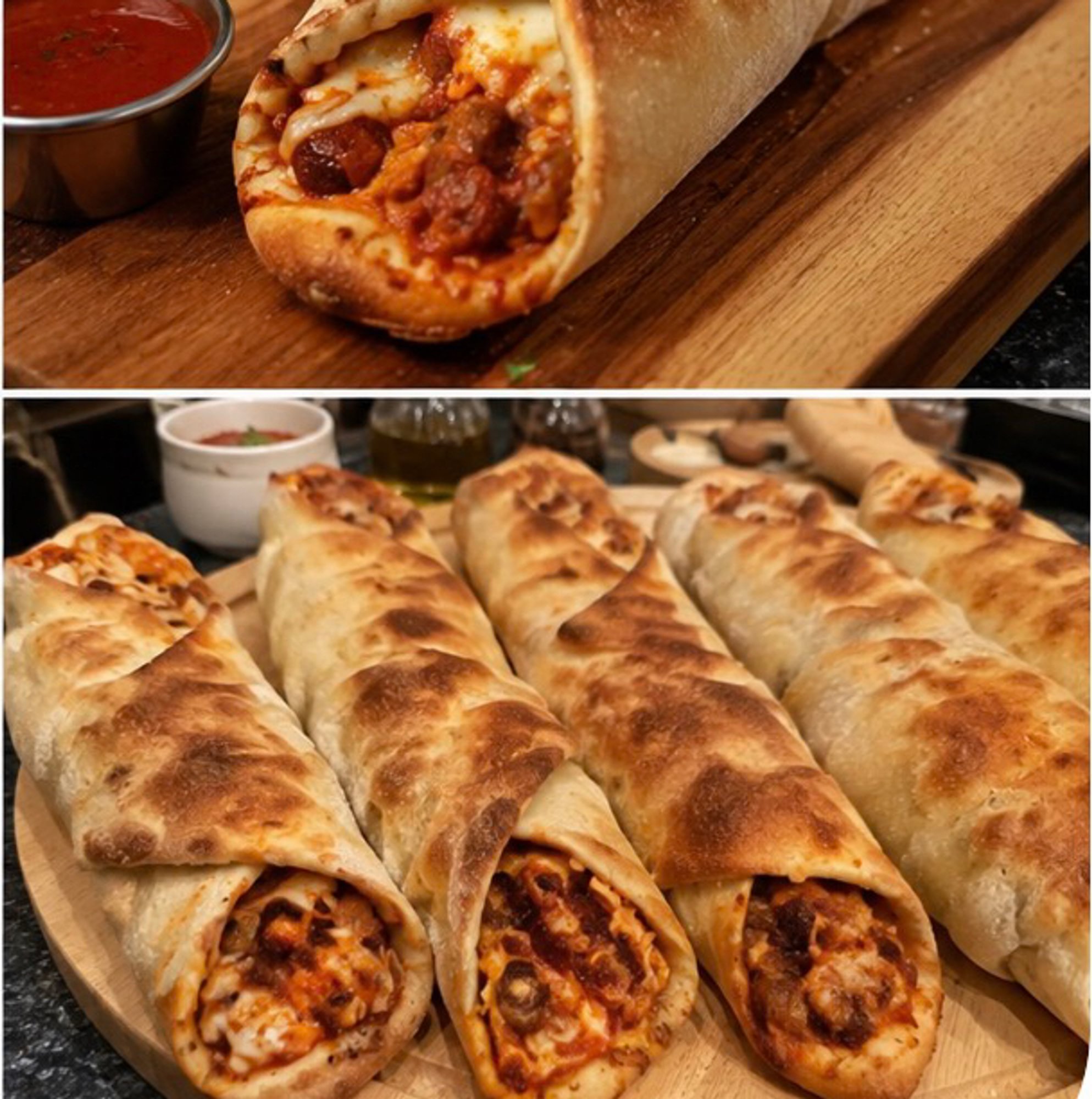 Buffalo Chicken Stromboli
