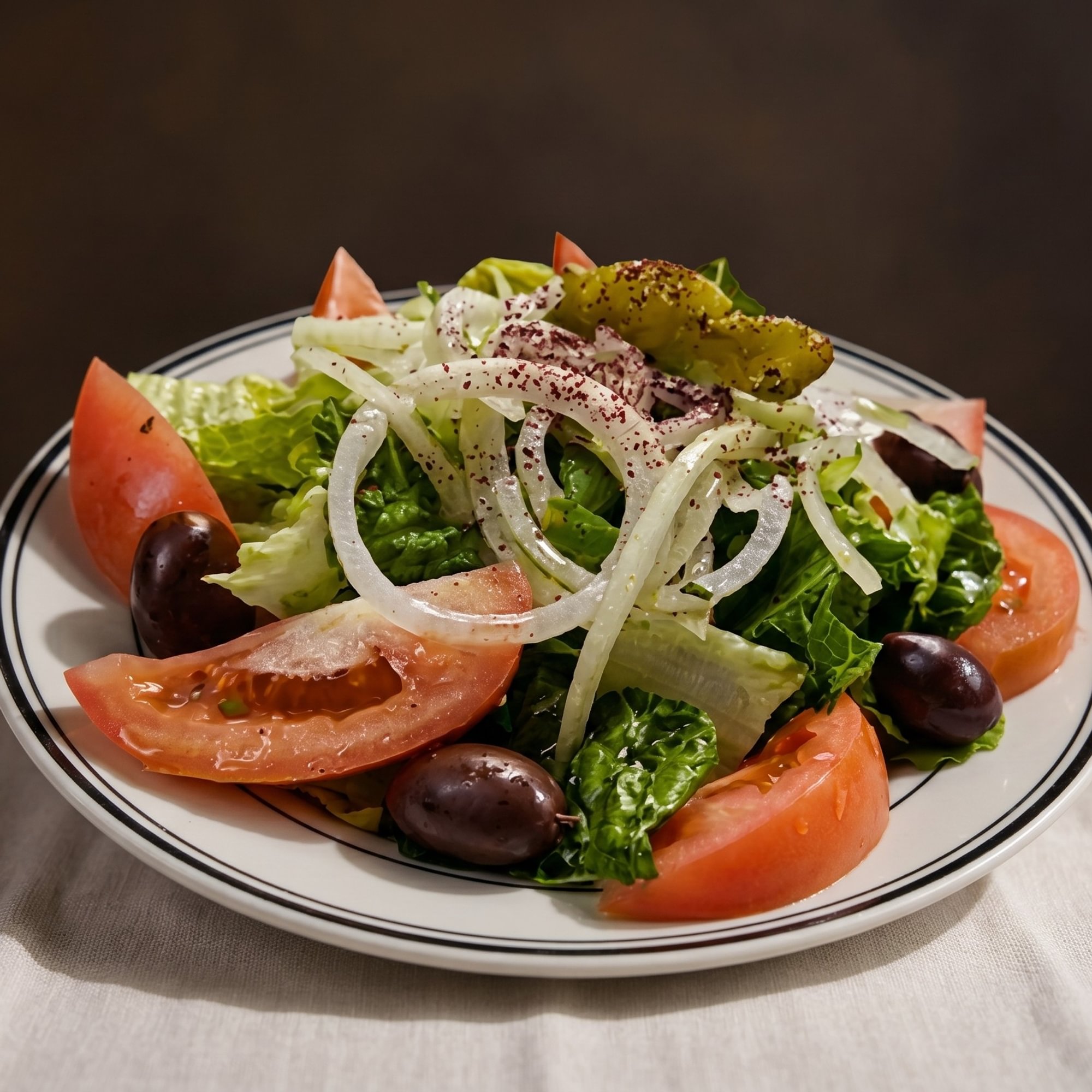 Lettuce tomato salad