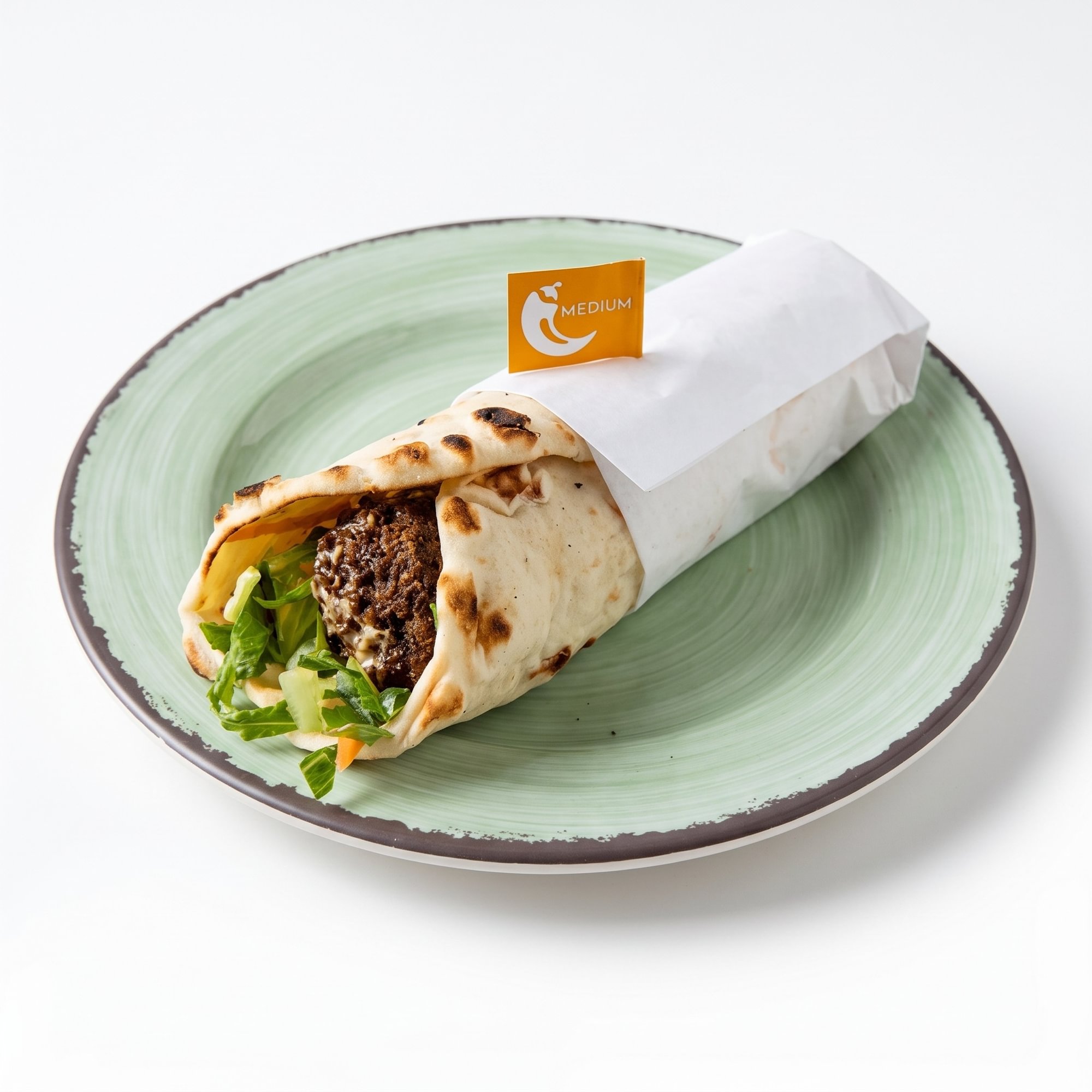 Falafel Wrap, Peri Fries & Fountain Drink Combo