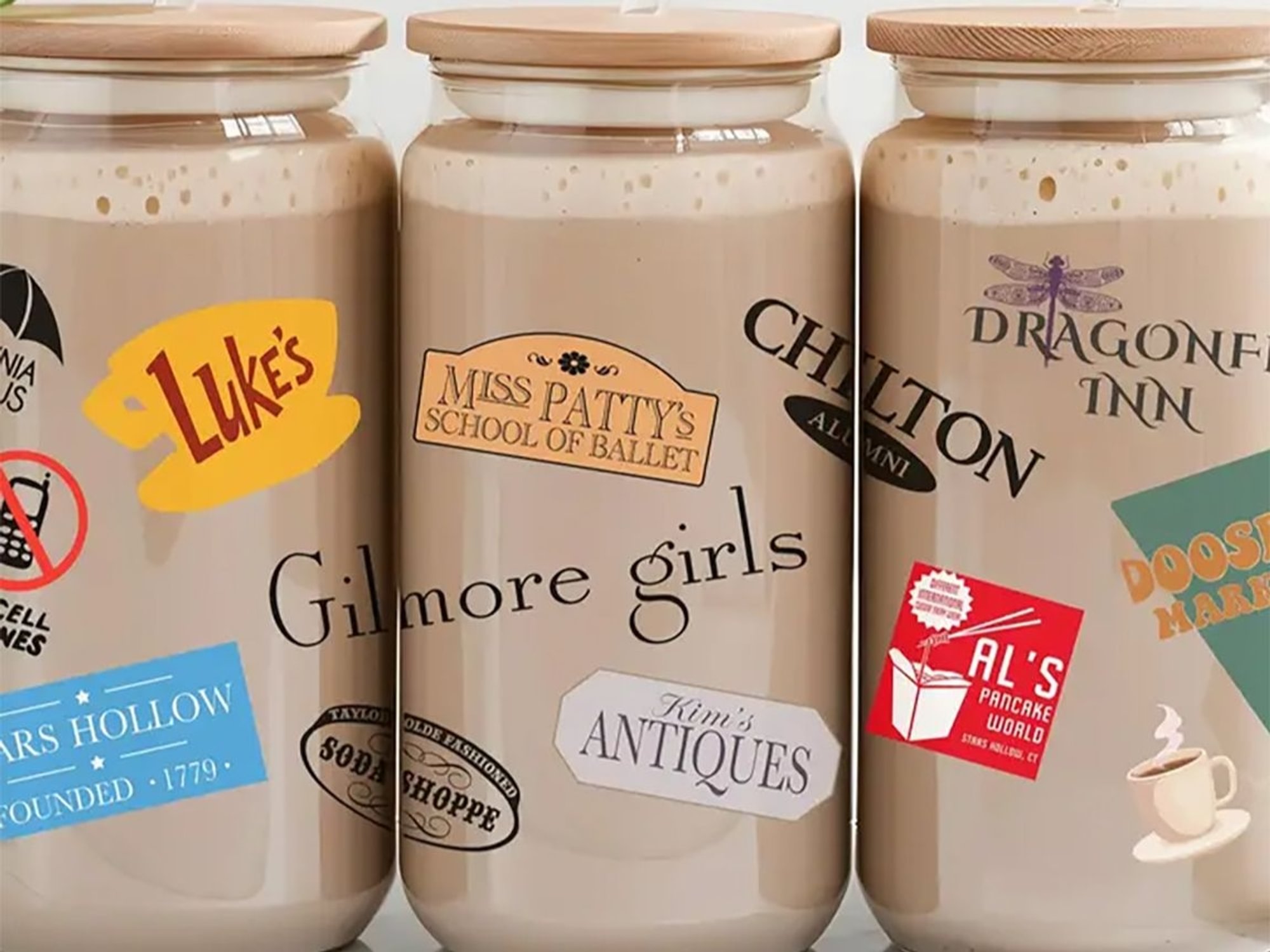Gilmore Girls -16oz. Glass Cup