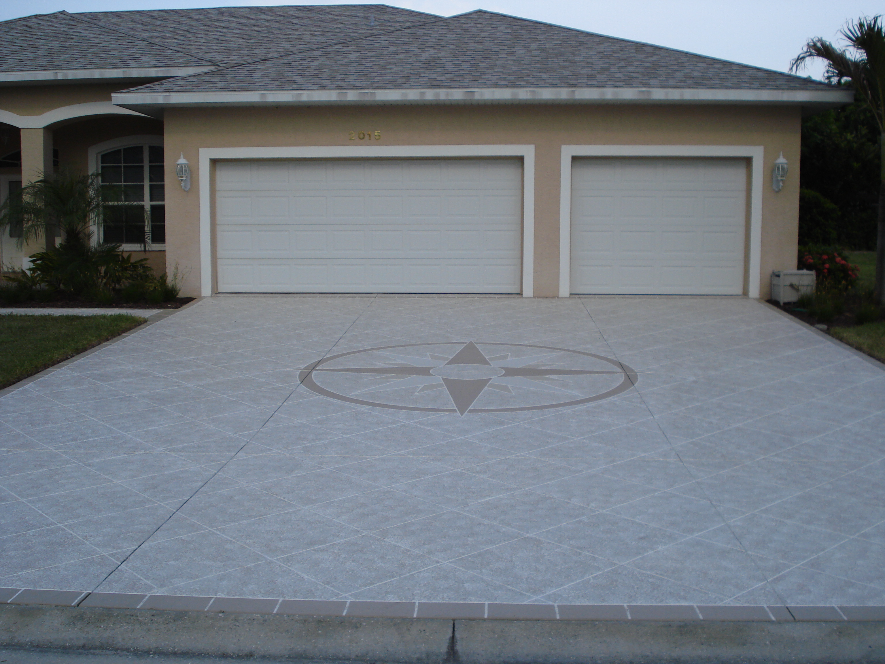 Manasota Decorative Concrete Engraving Photo