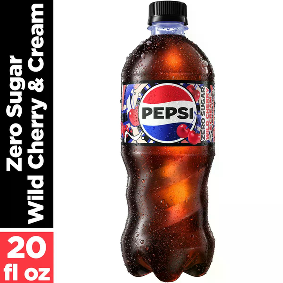 Pepsi Zero Sugar Wild Cherry & Cream 20oz