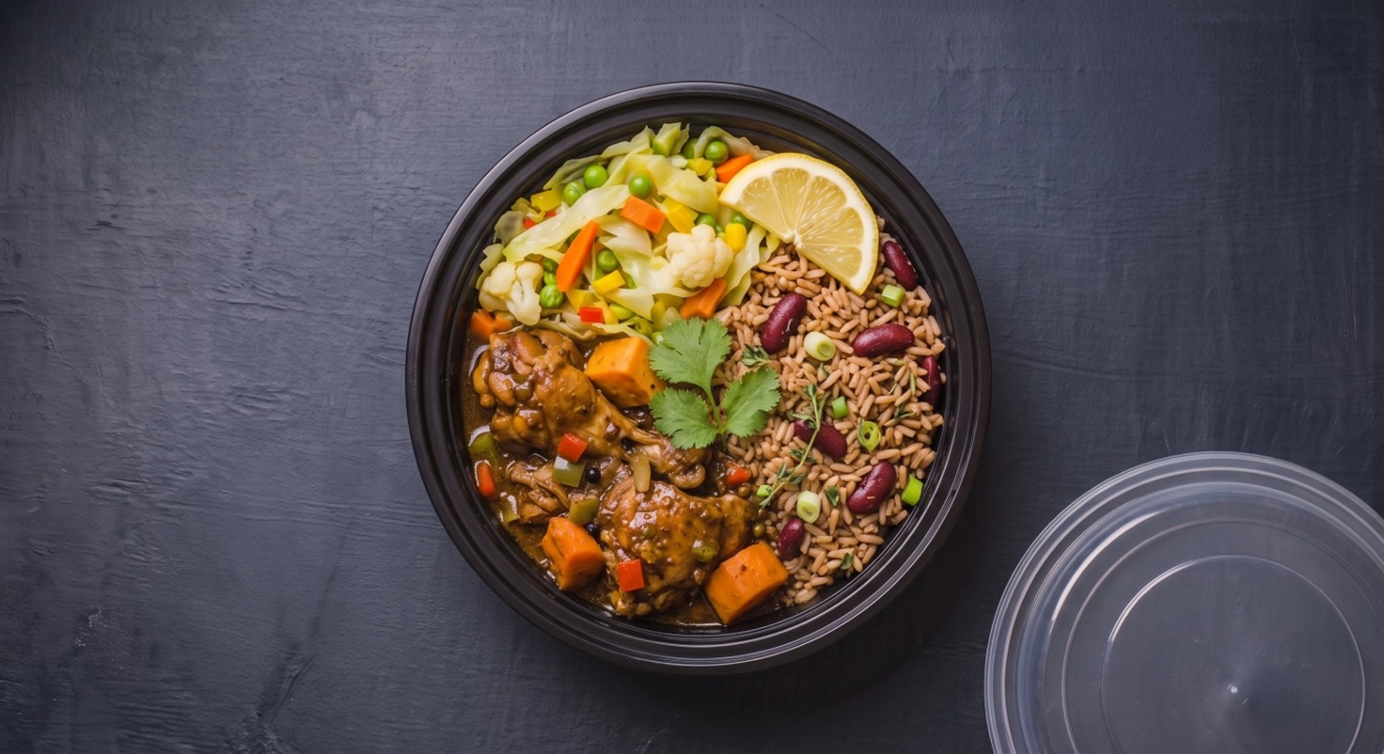 Stew Chicken Bowl
