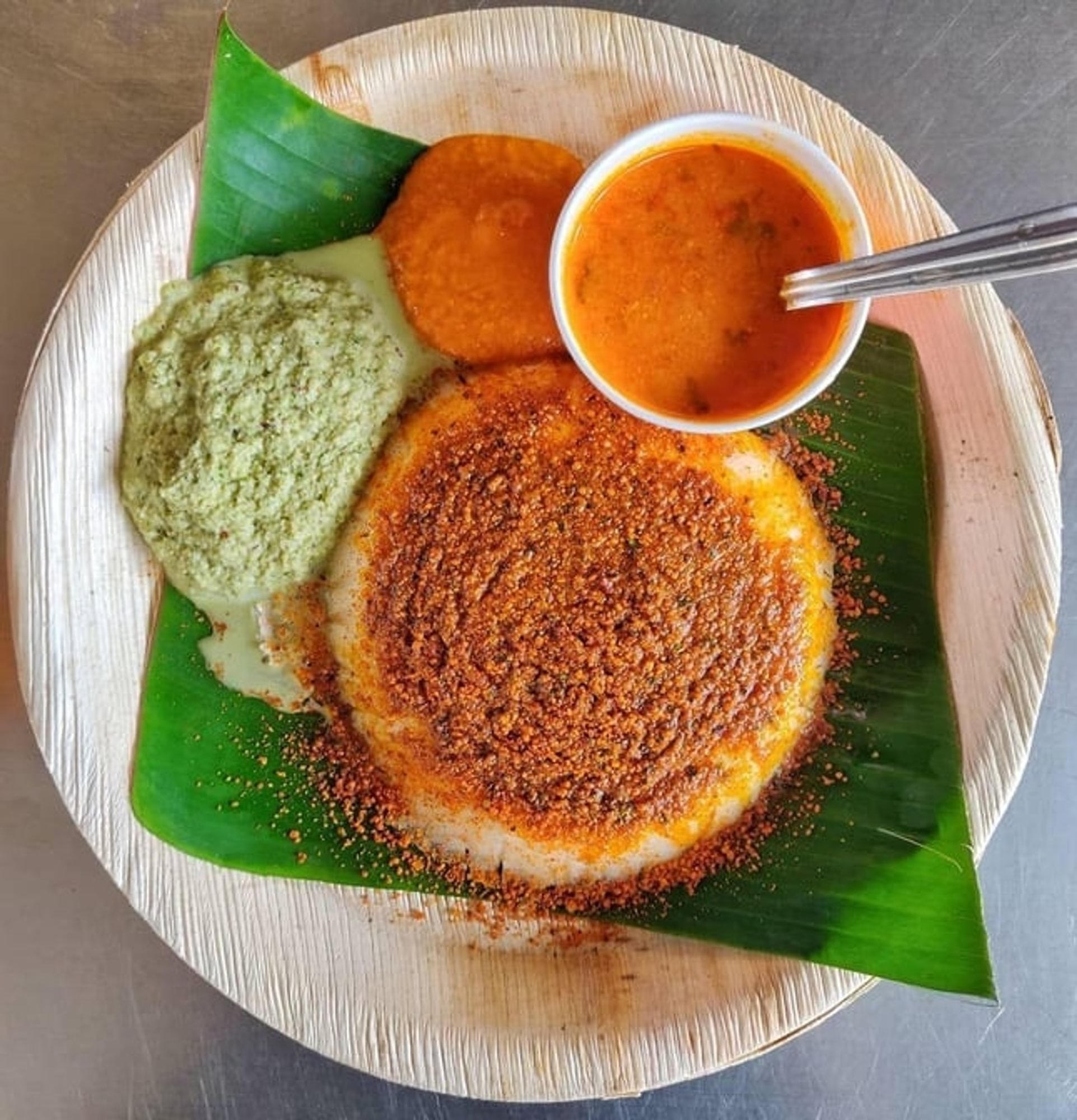 Ghee Podi Thatte Idli