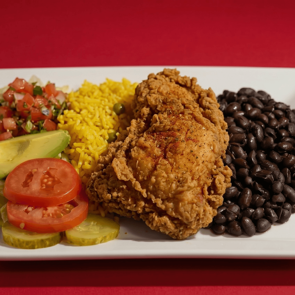 Pollo Frito Plate