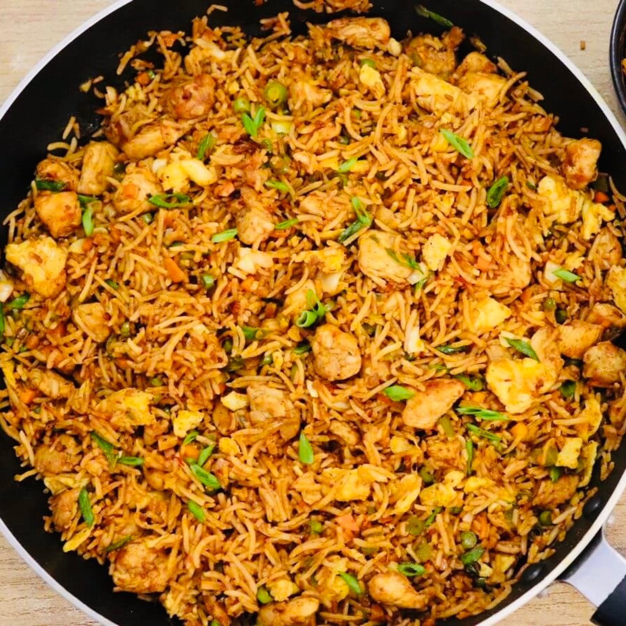 Schezwan Egg Fried Rice