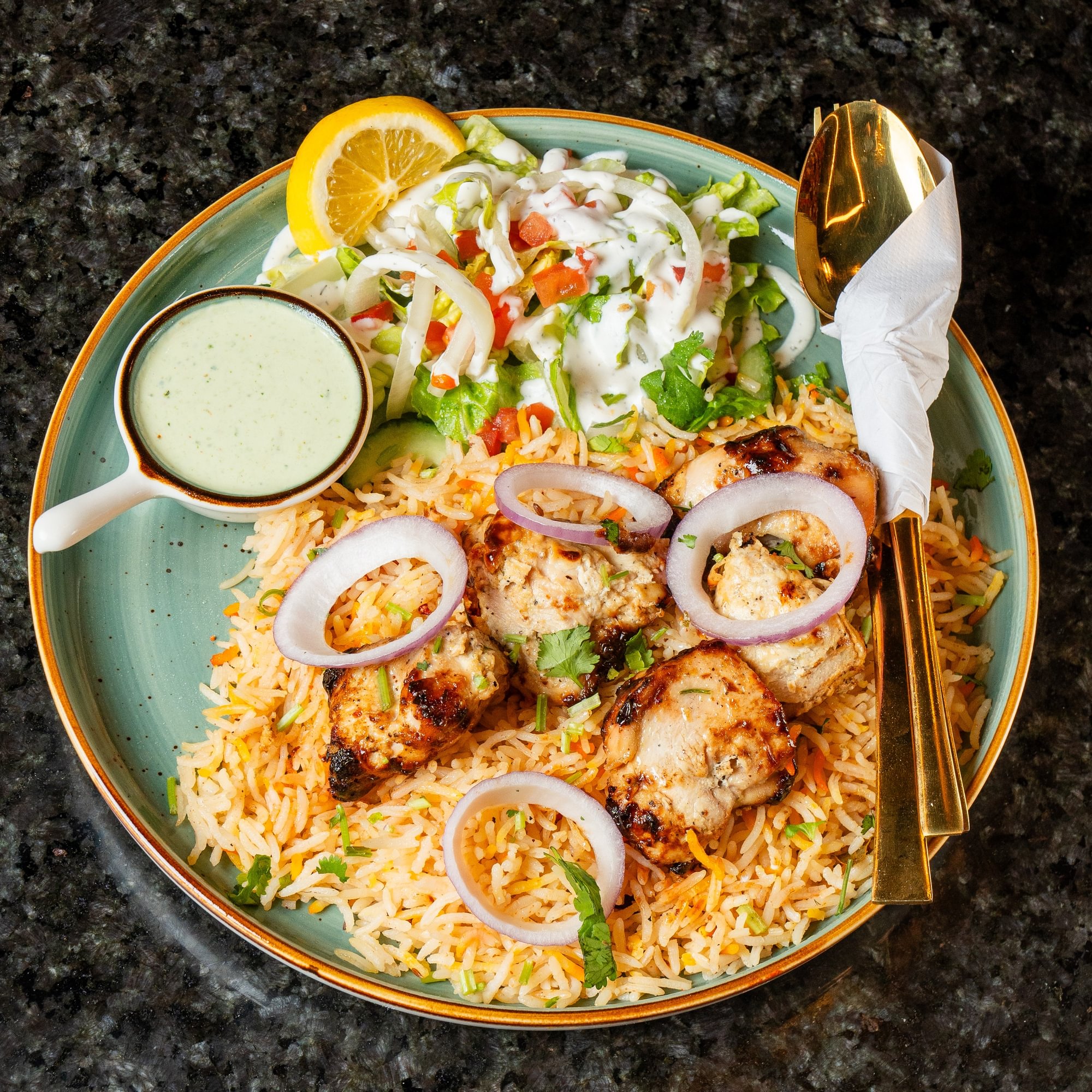 Malai Boti Kabob Entree
