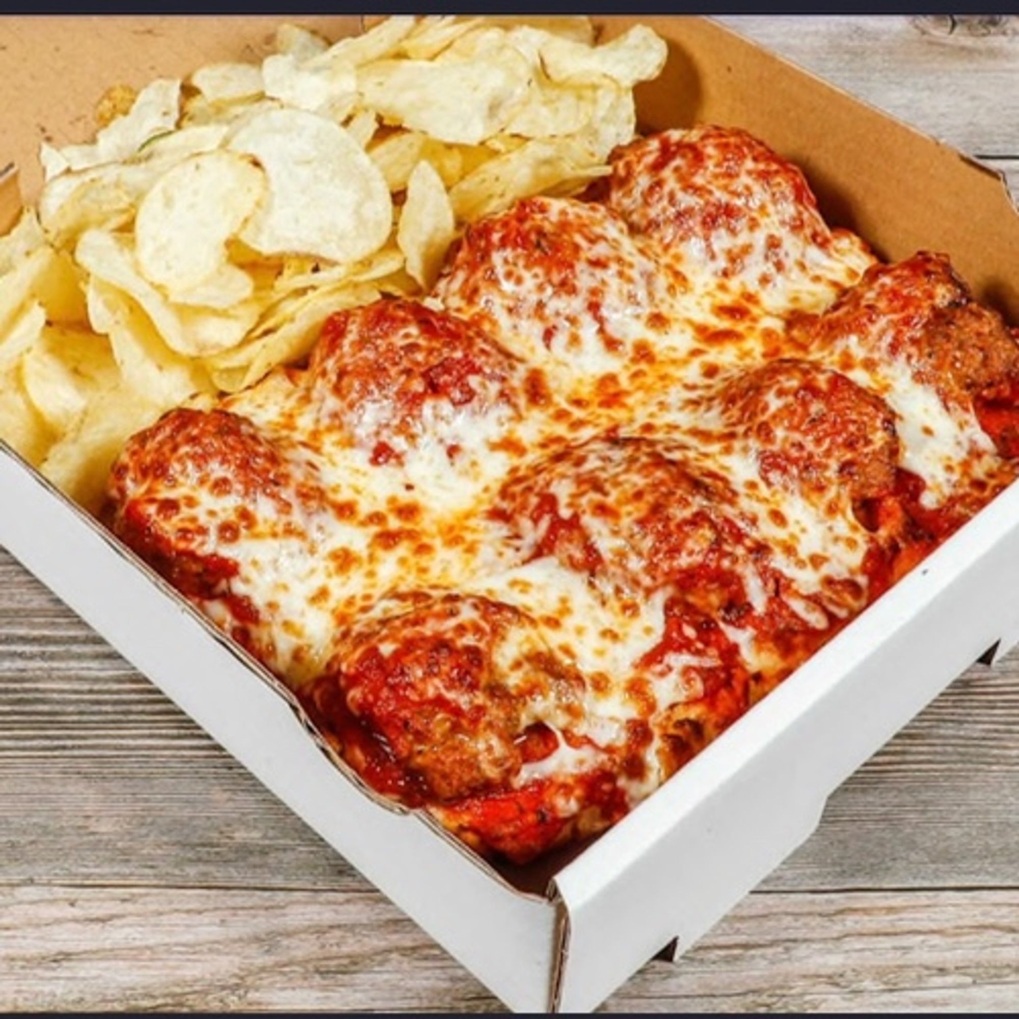 Meatball Parmesan Sandwich