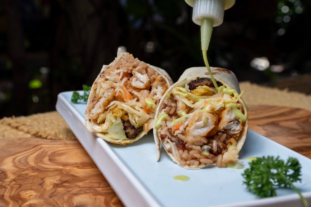 Fried Grouper Wrap