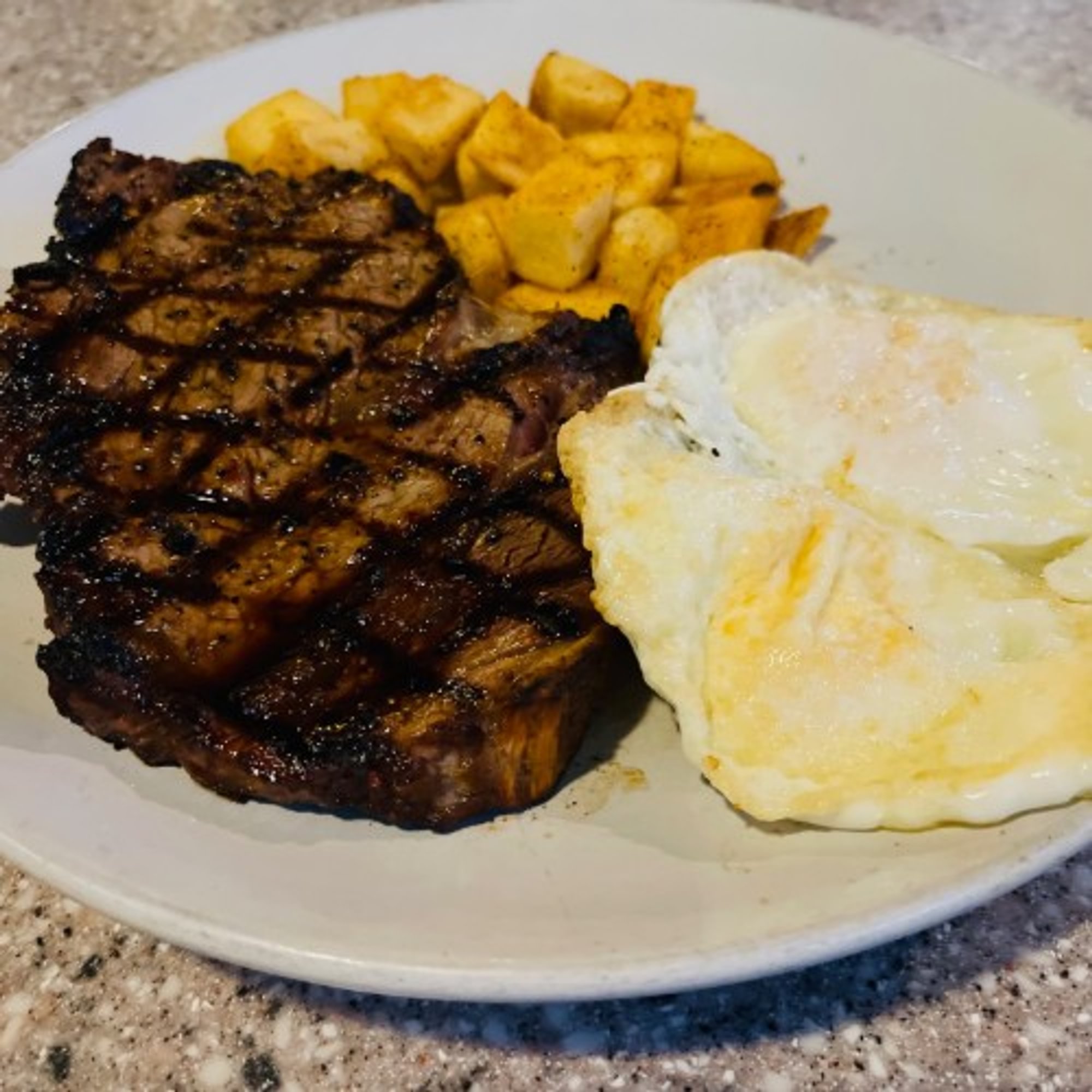 Duck's Steak & Eggs