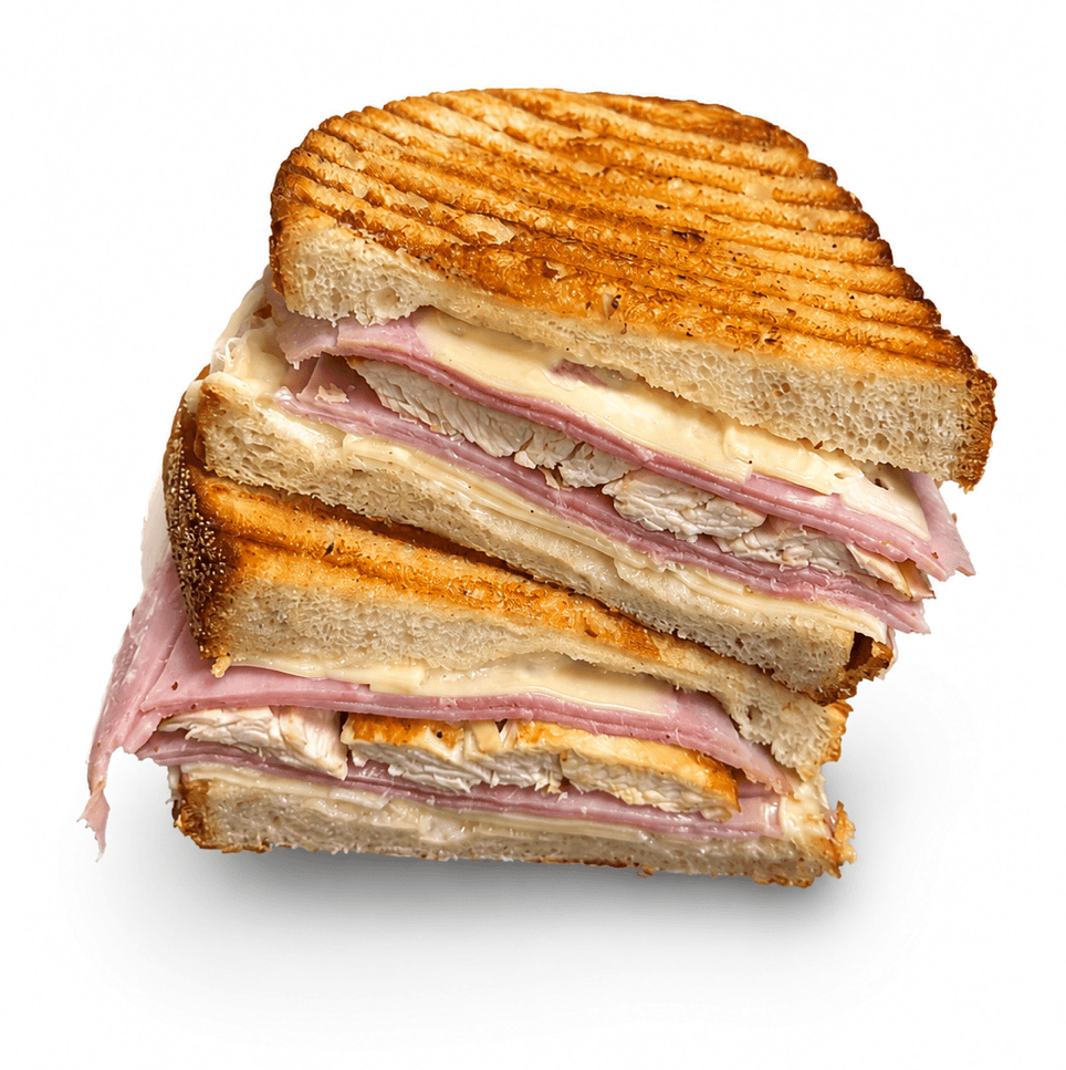 #207. Grilled Chicken, Ham & Swiss Cheese Panini