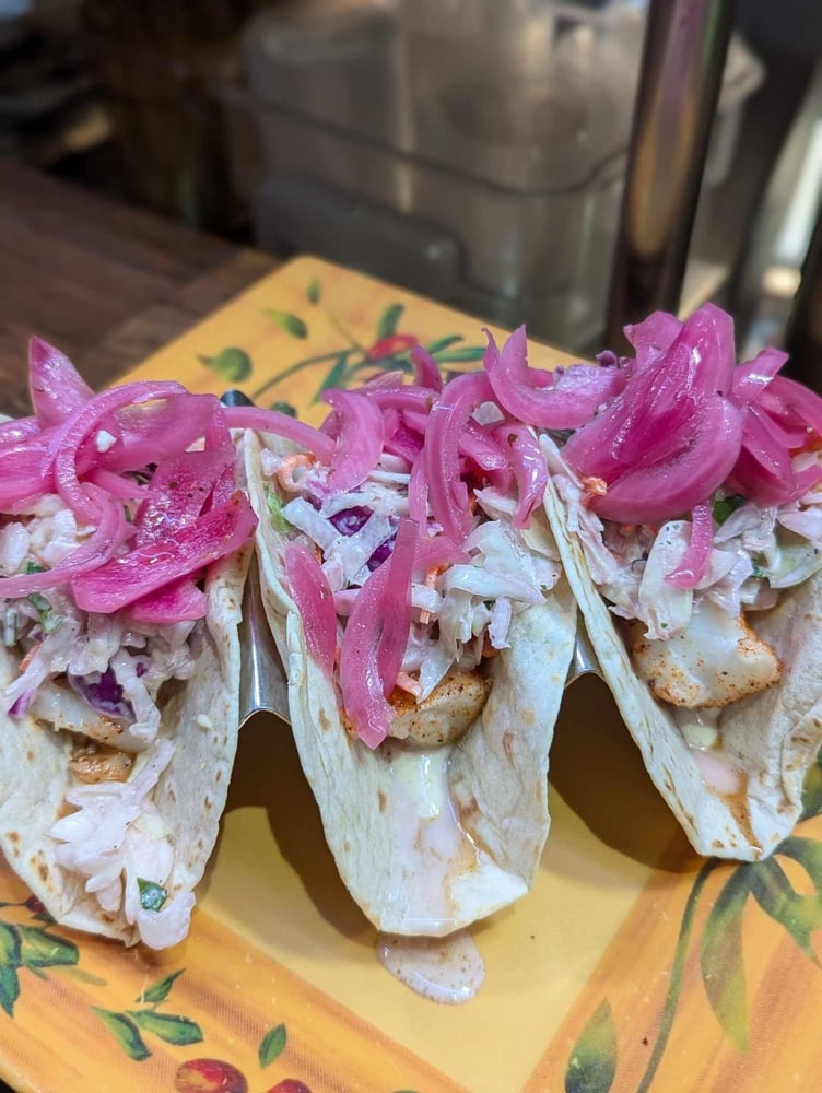 Blackened Cod Tacos