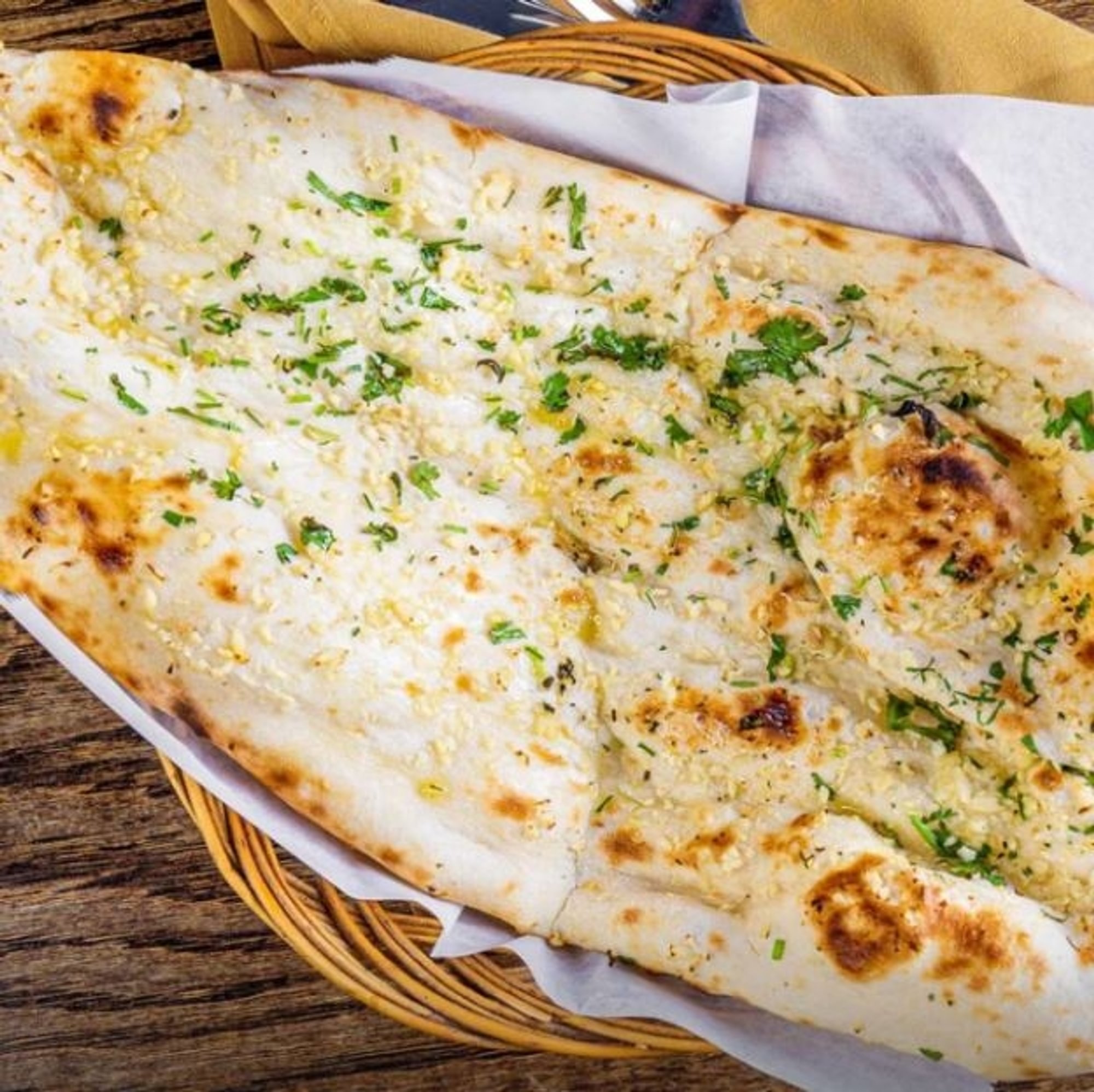 Garlic Cilantro Naan