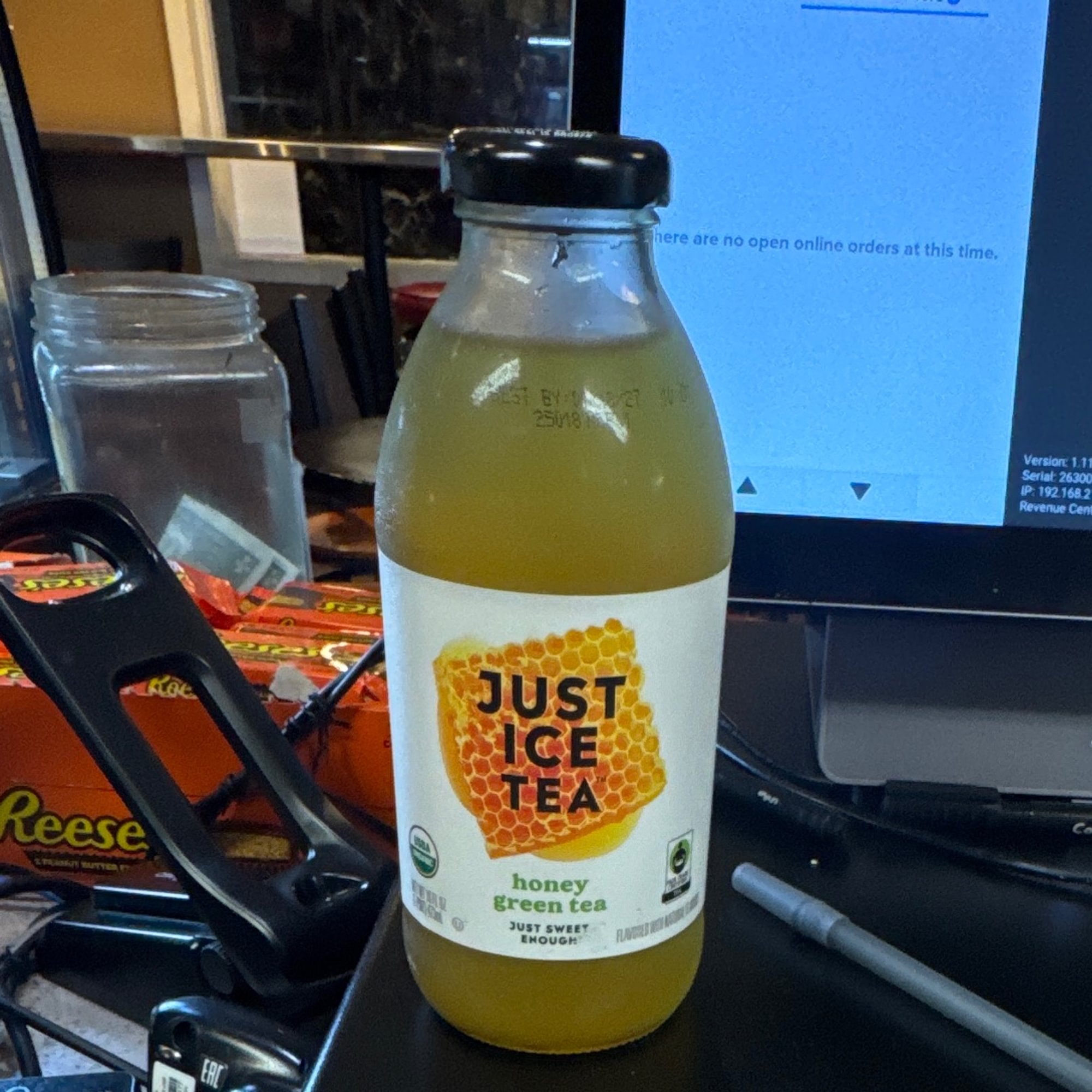 Just ice tea org. Honey green