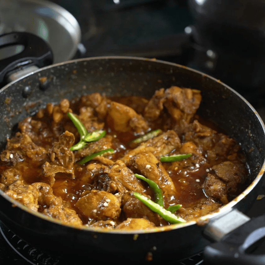 Chicken Kosha (Serve with Rice)
