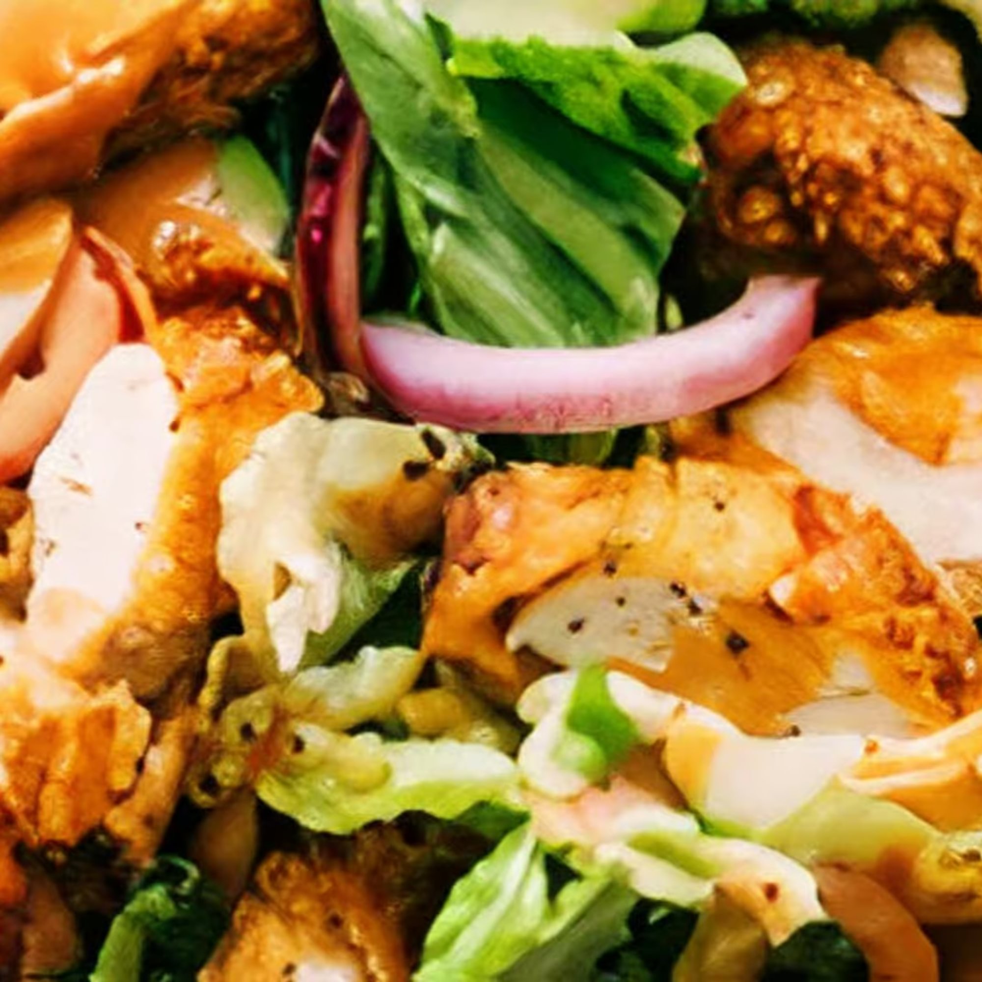 Crispy Chicken Salad