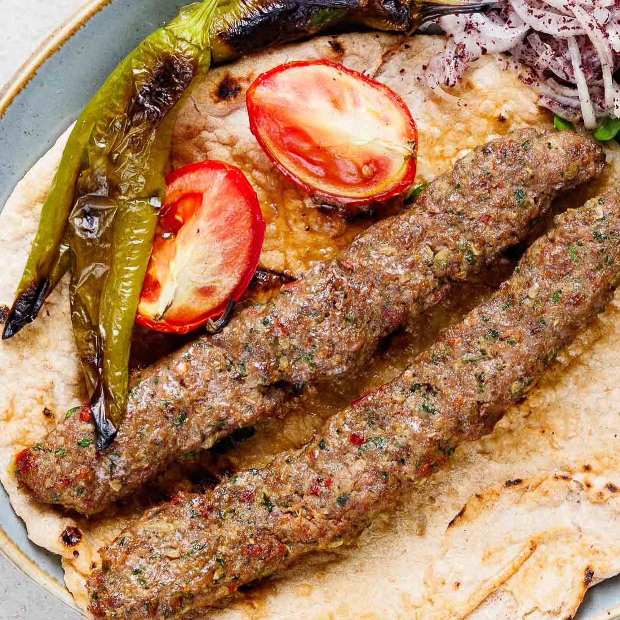 Lamb Adana Kebab (Traditional Turkish Kebab)