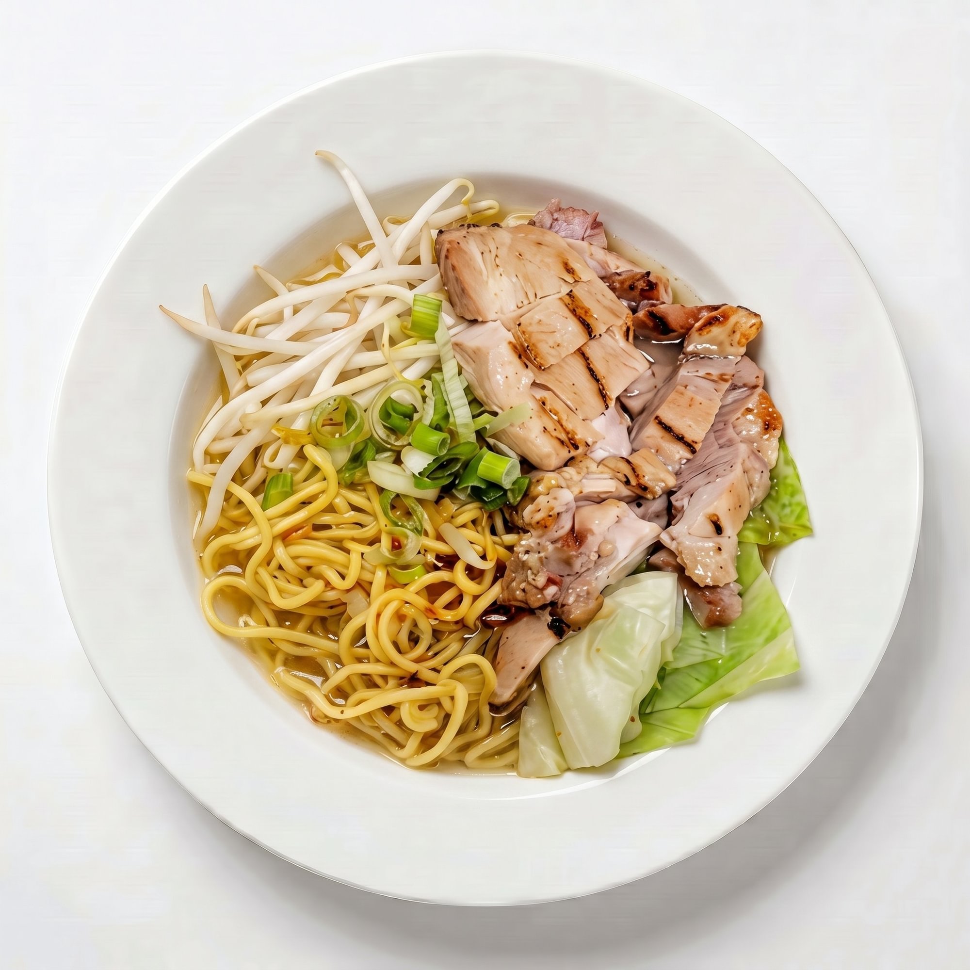 Grilled Chicken Noodle Soup