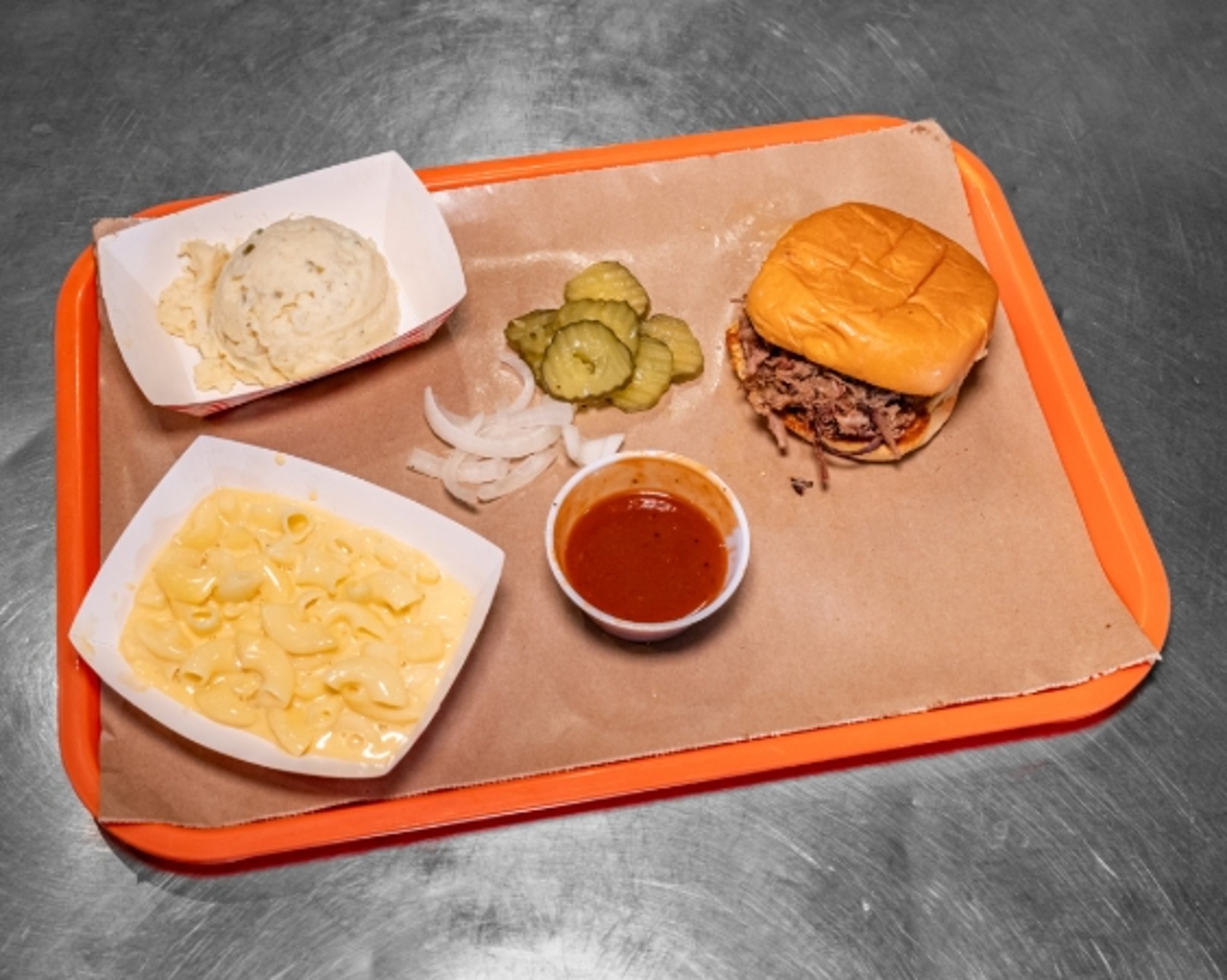 Chopped Brisket Sandwich