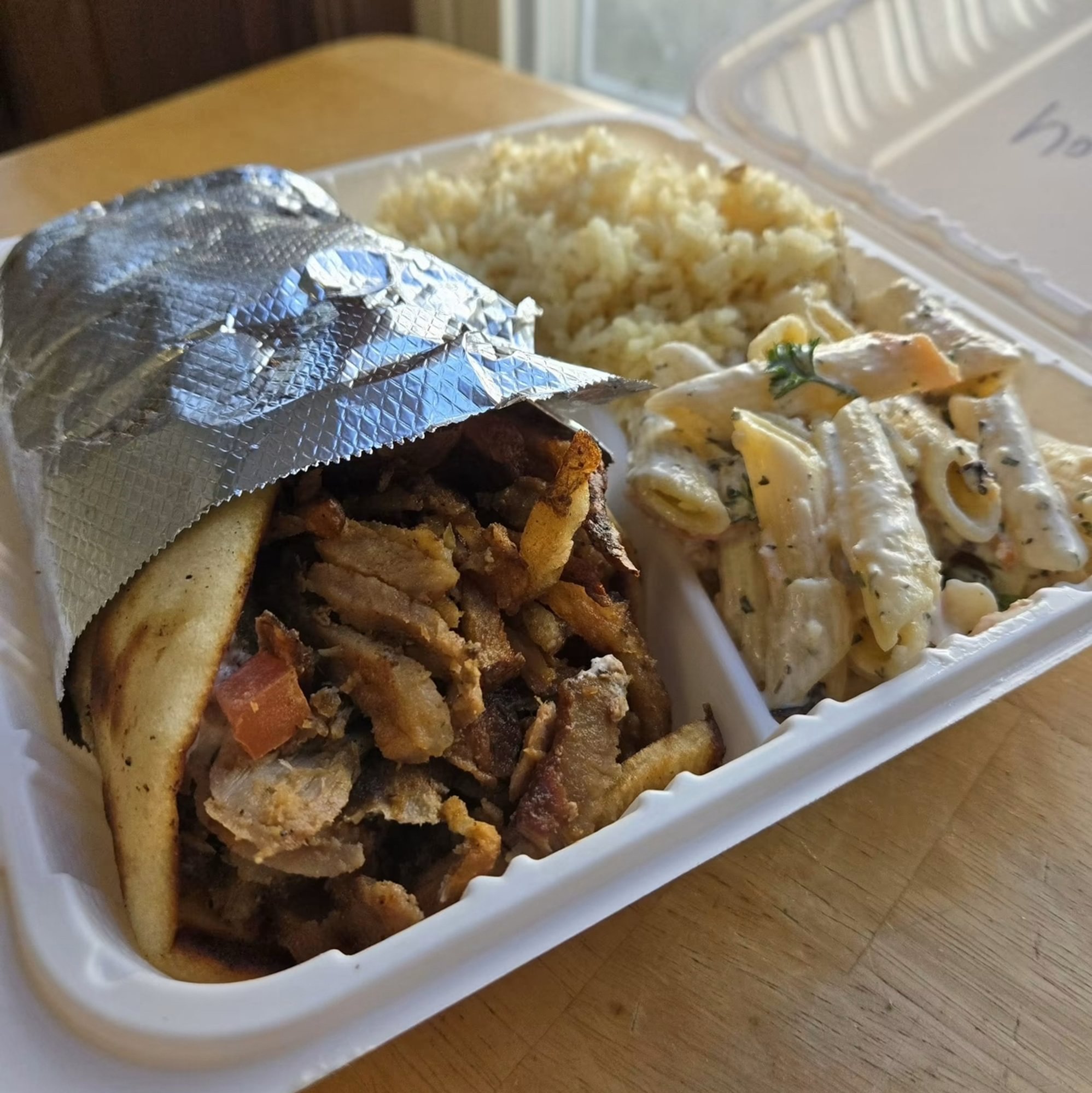 Pork Gyro Dinner Plate