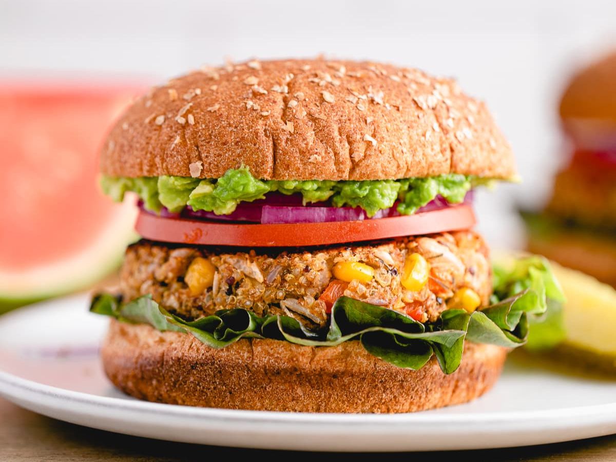 Sweet Potato Veggie Burger