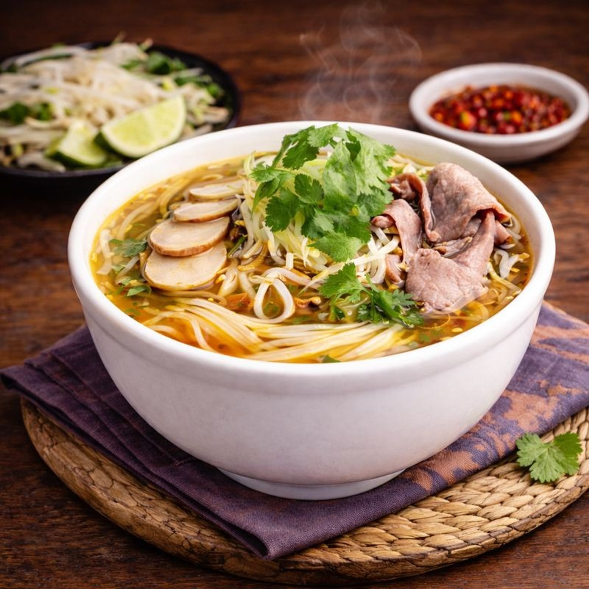 N3_ Spicy Lemongrass Beef Noodle Soup