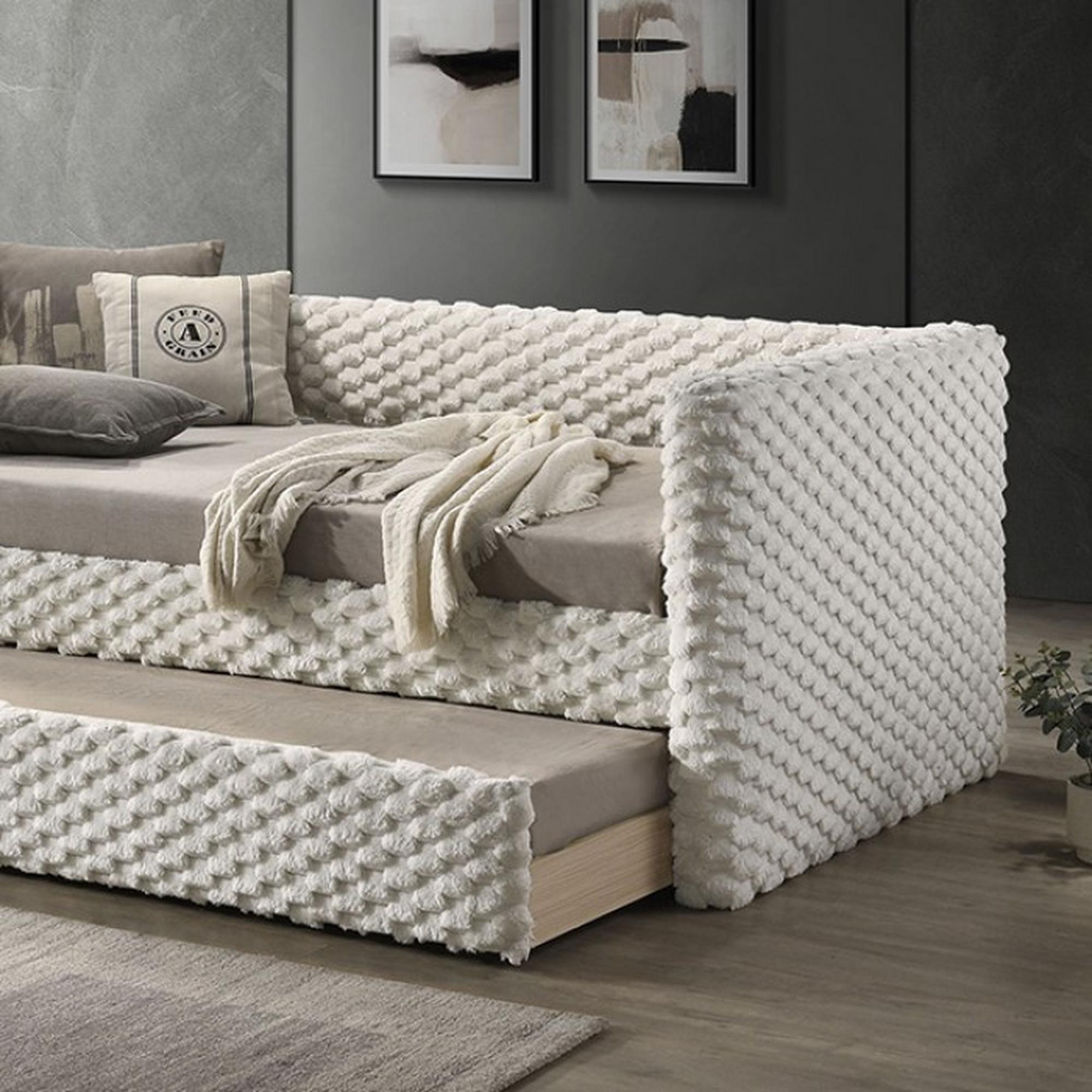 Twin Palmeri Daybed w/Trundle - White