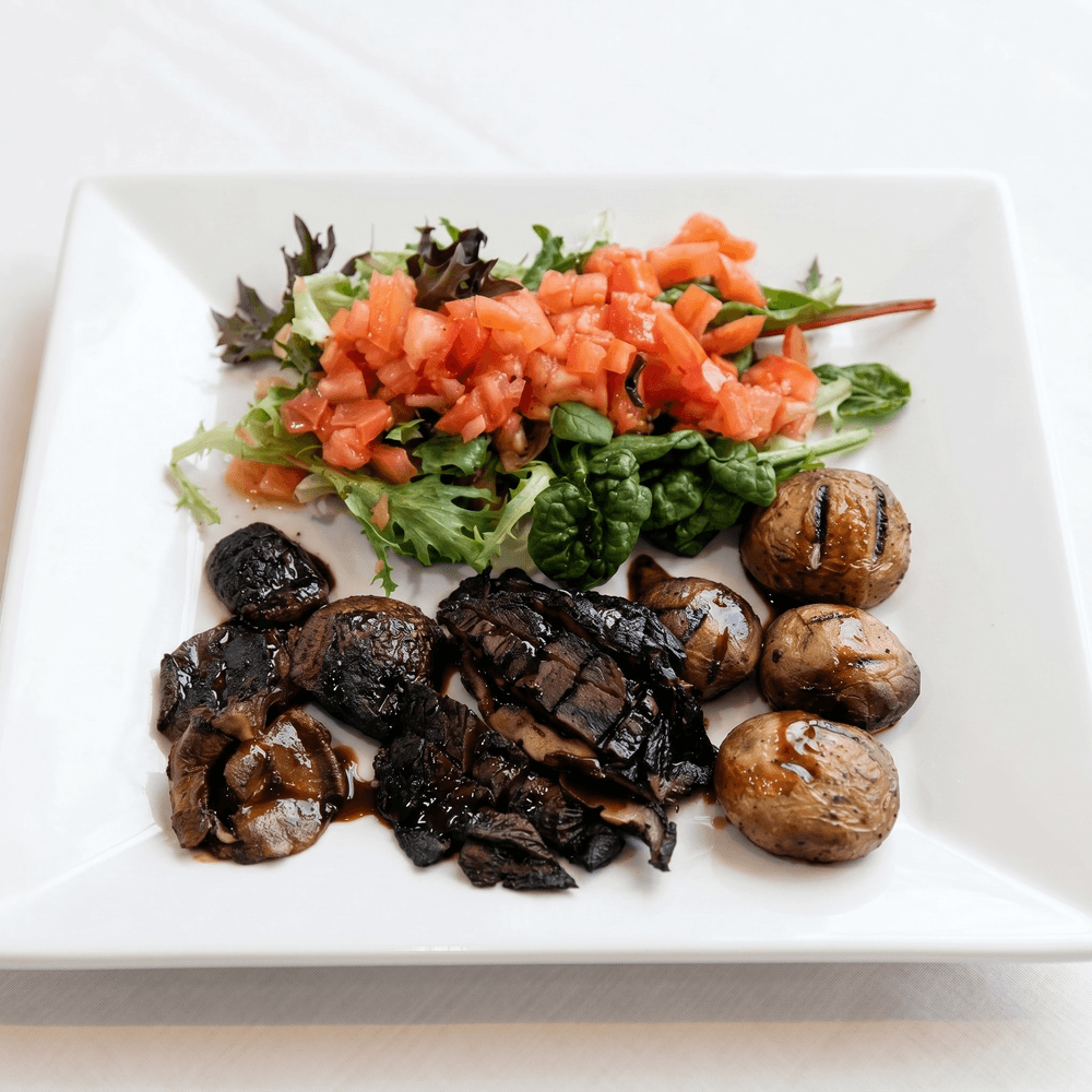 Grilled Mushroom Trio Platter Lunch