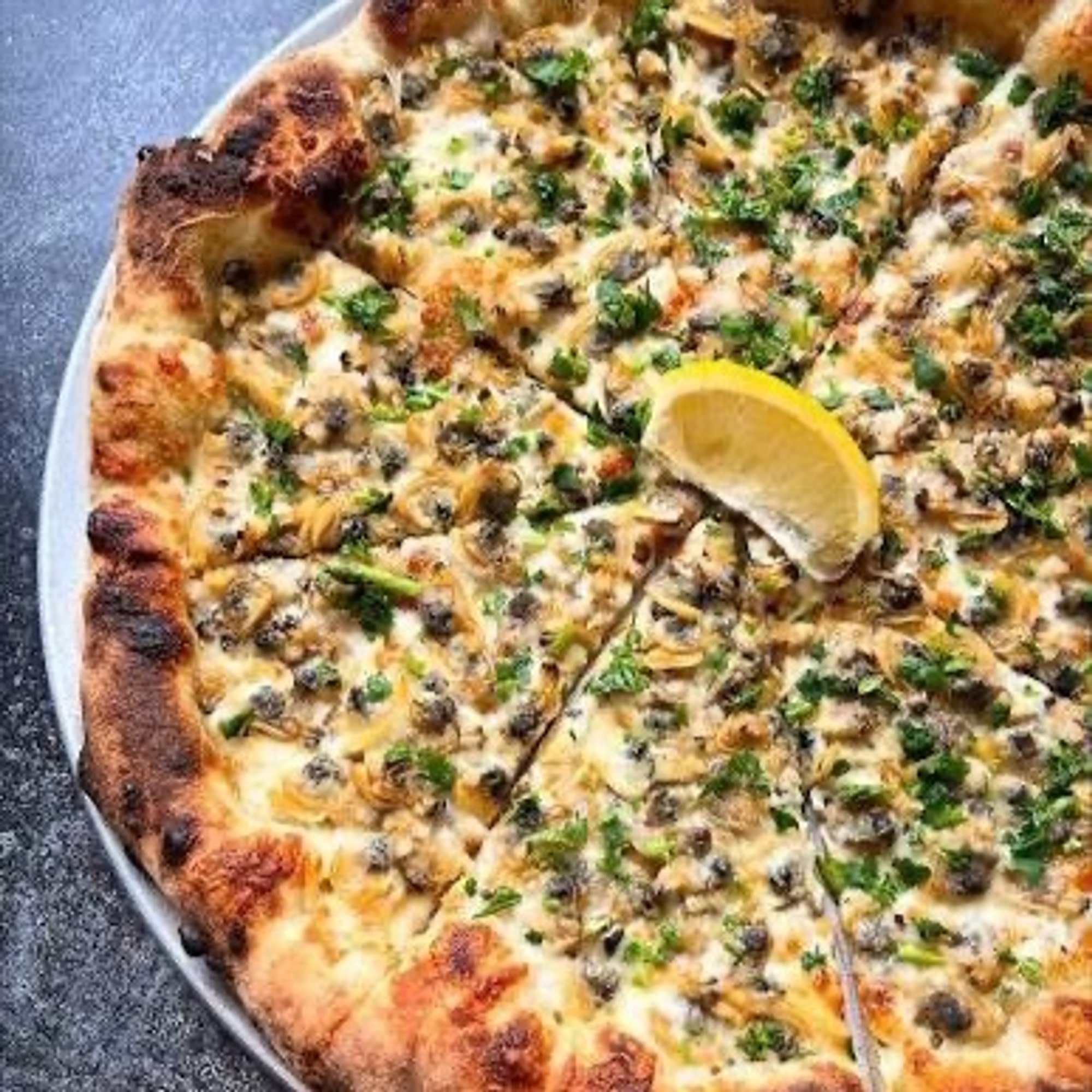 Artisan White Clam Pizza