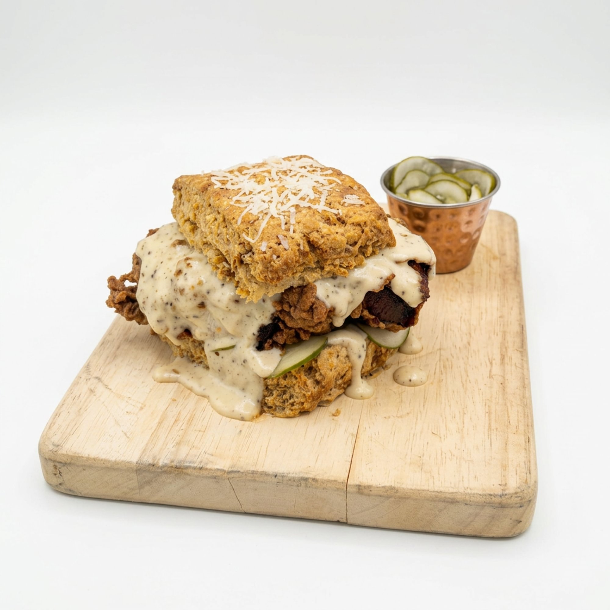 L - Hot Honey Fried Chicken Biscuit