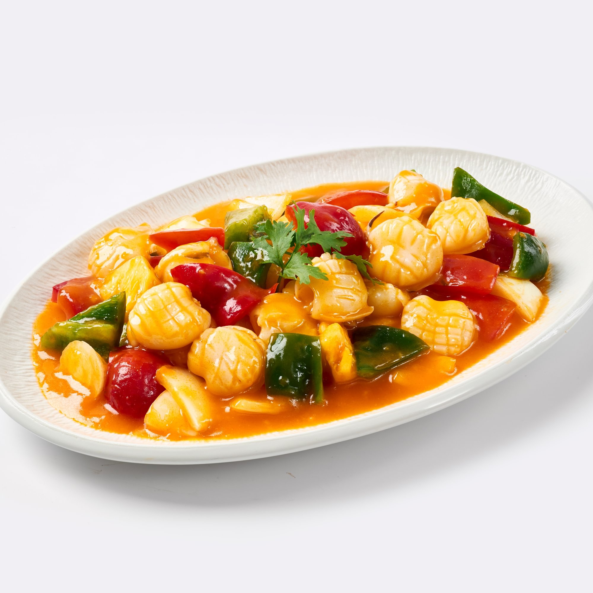 Mực Xào Thơm - Stir-Fried Squid with Pineapple