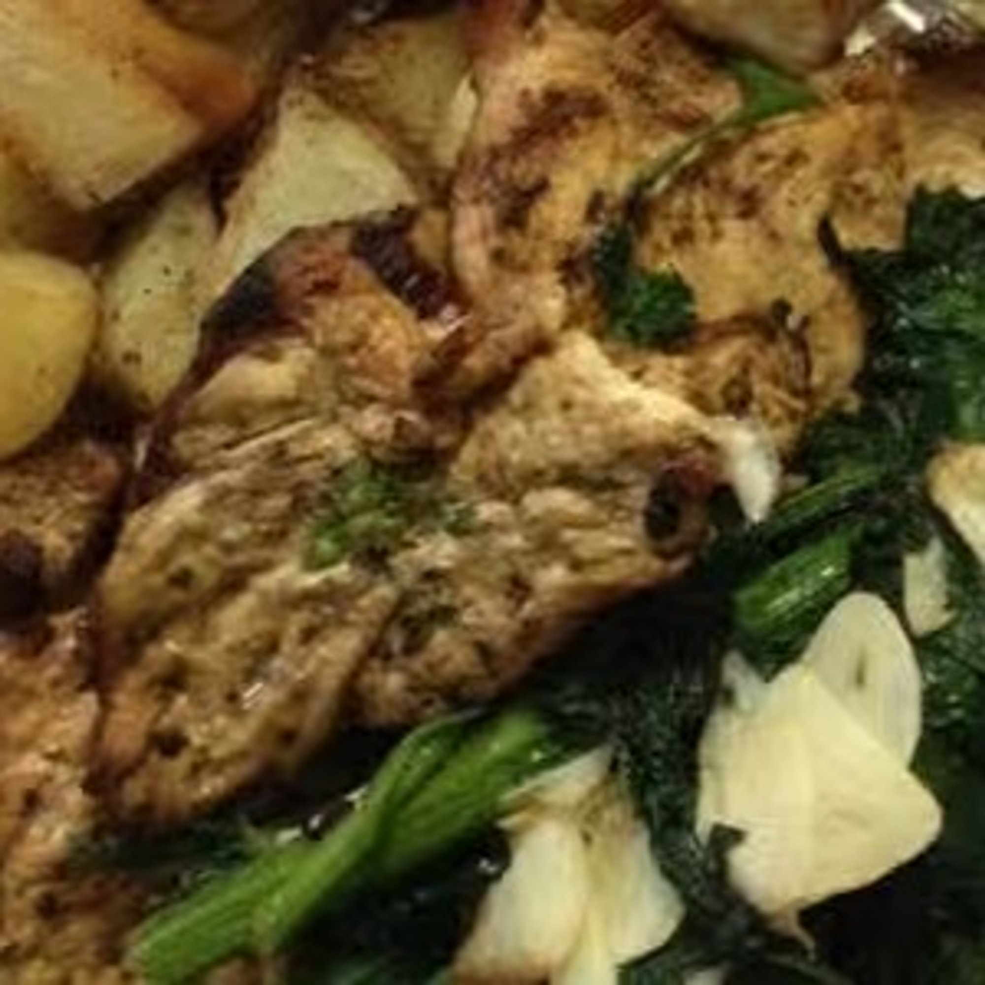 Grilled Chicken & Broccoli Rabe