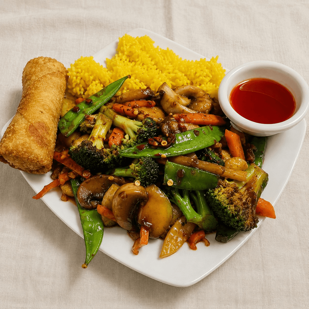 Hunan Beef or Chicken Combo