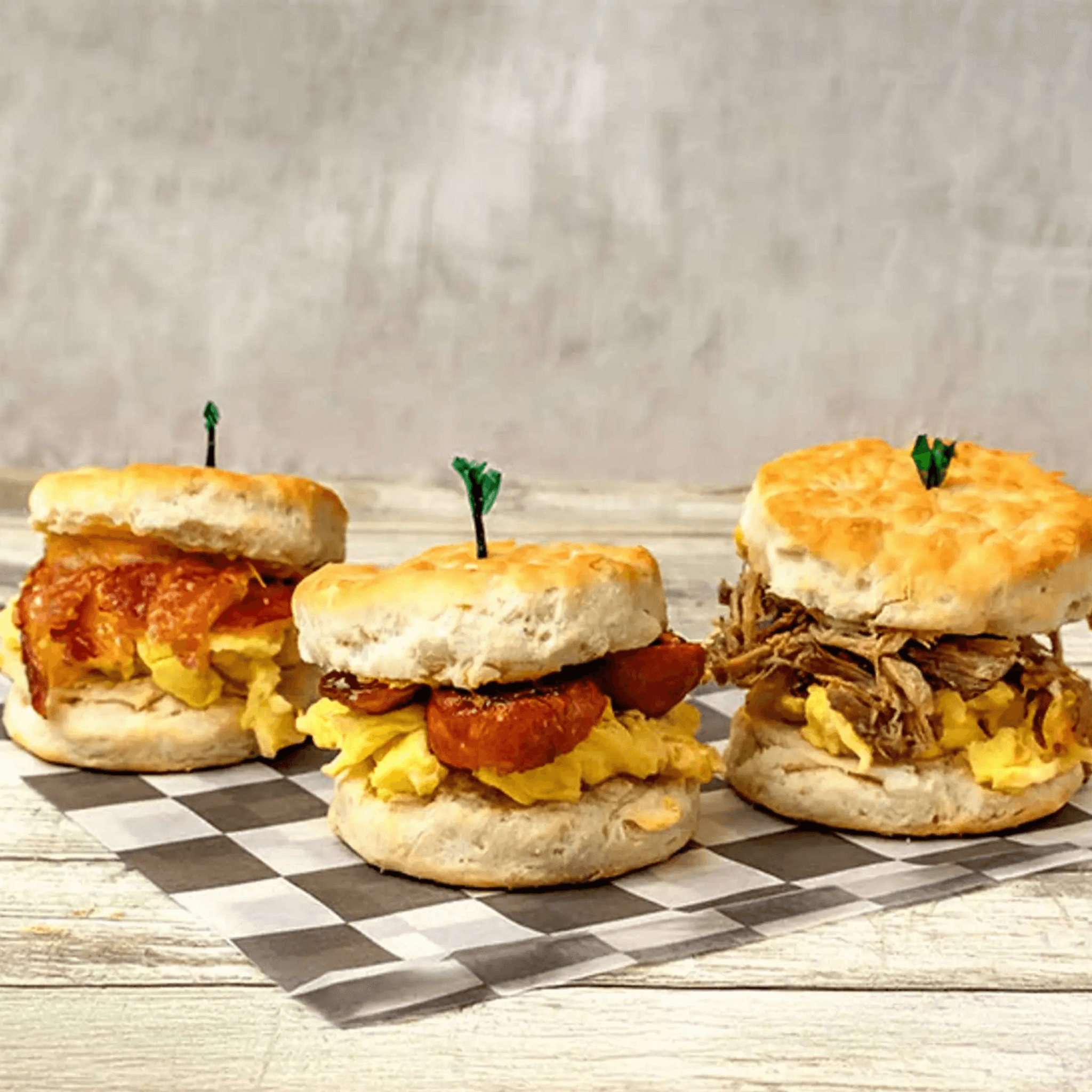 Biscuits Slider Trio