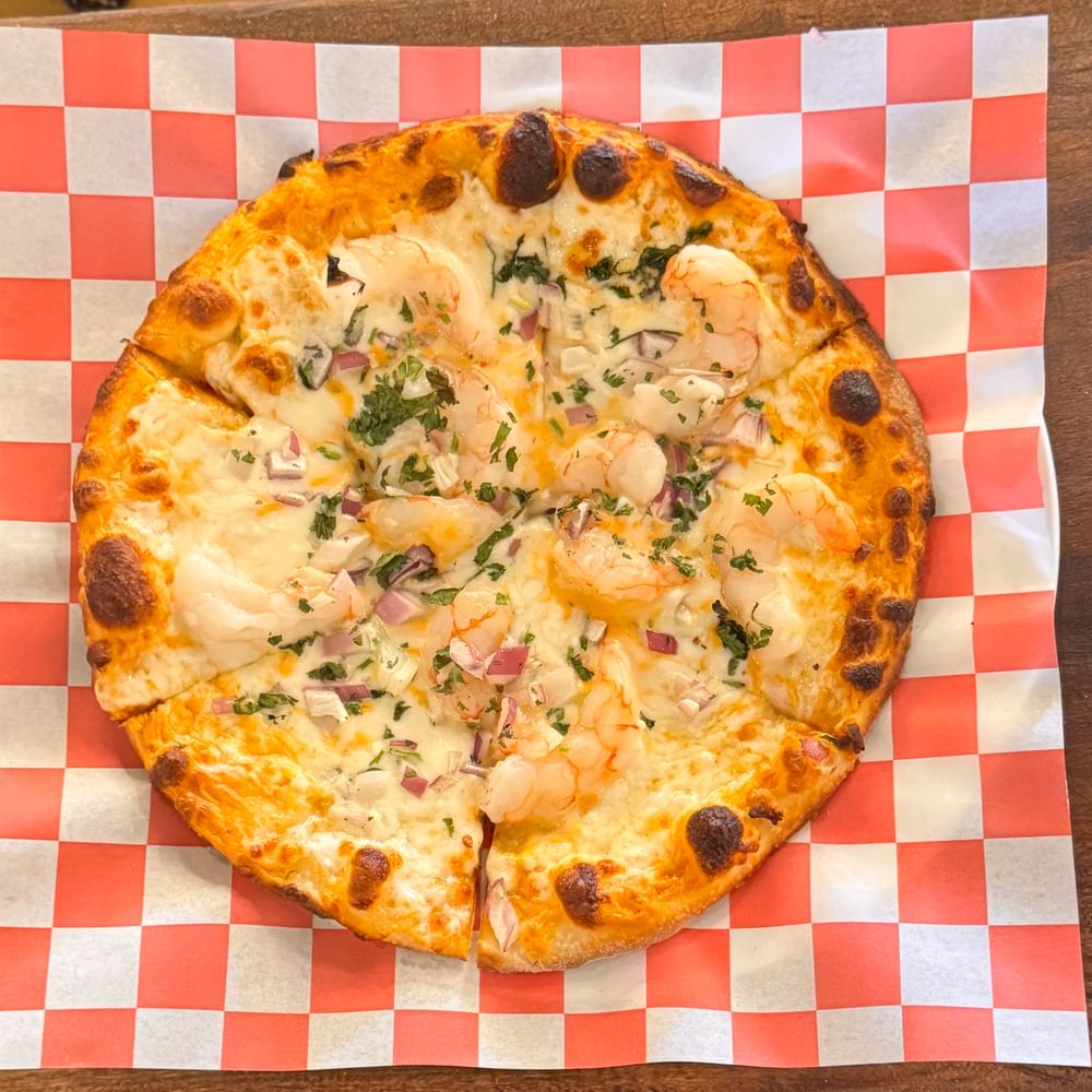 Chipotle Shrimp Pizza