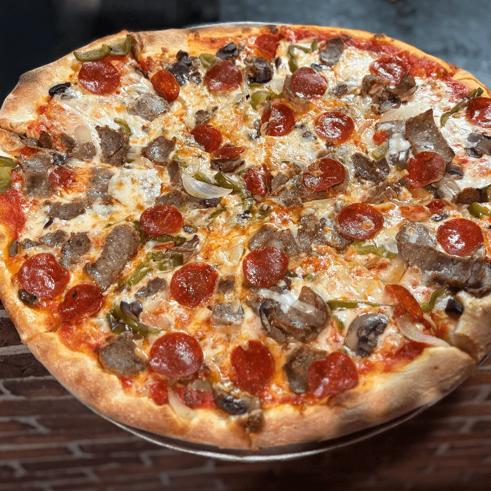Carmelas Works Pizza