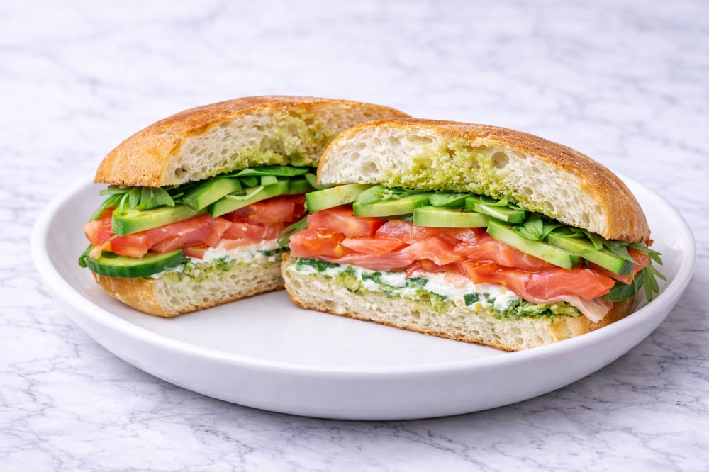Smoked Salmon Sandwich